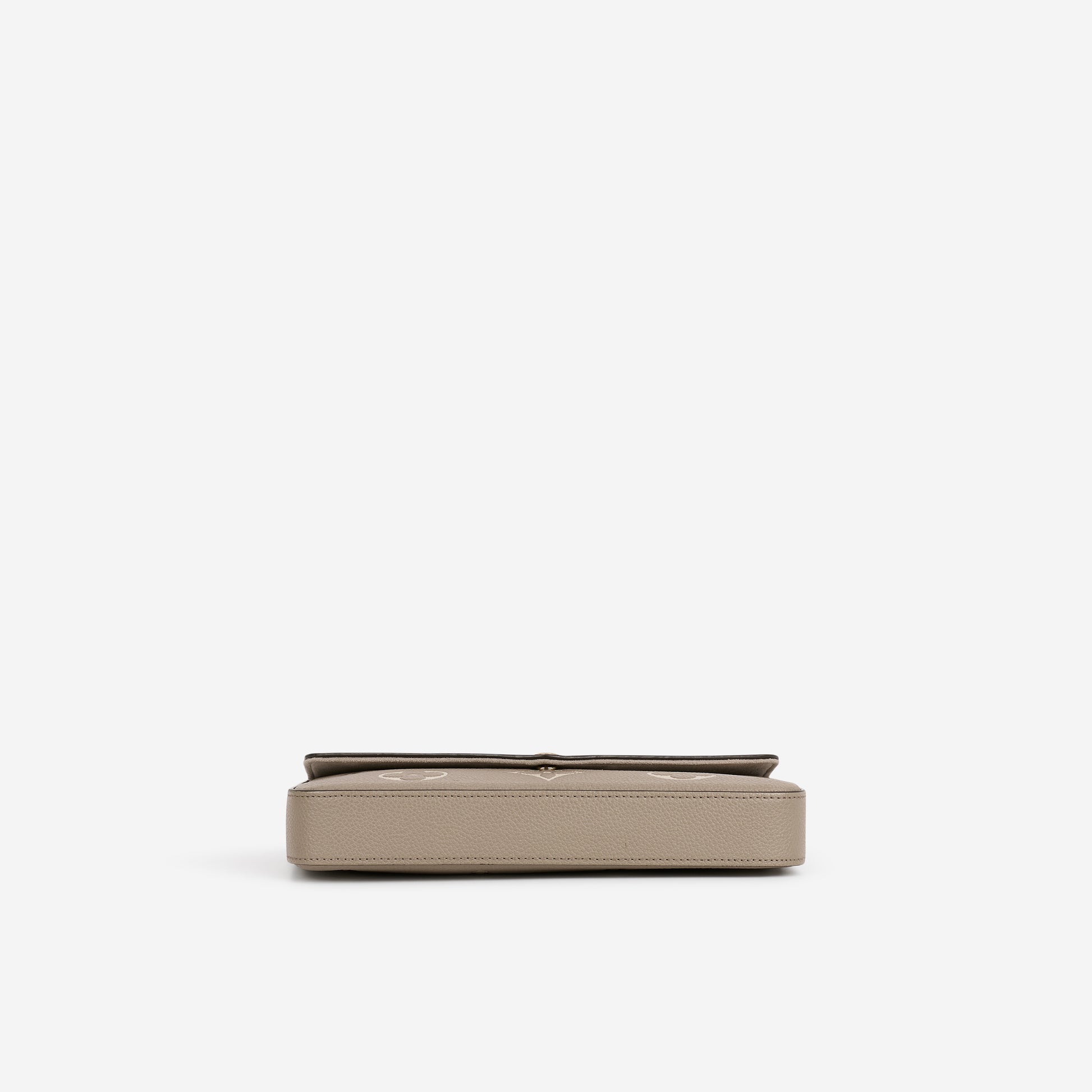 Louis Vuitton - Pochette Felicie - Tourterelle / Cream Empreinte | Gold Hardware - Bagista