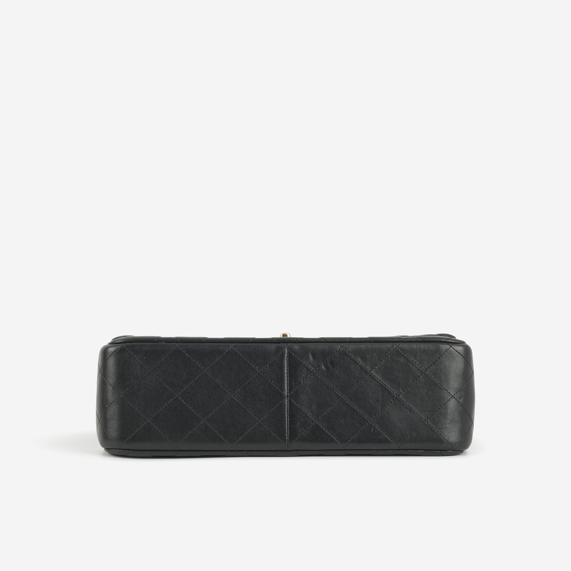 Chanel Jumbo Classic Flap - Black Lambskin | Gold Hardware - Bagista