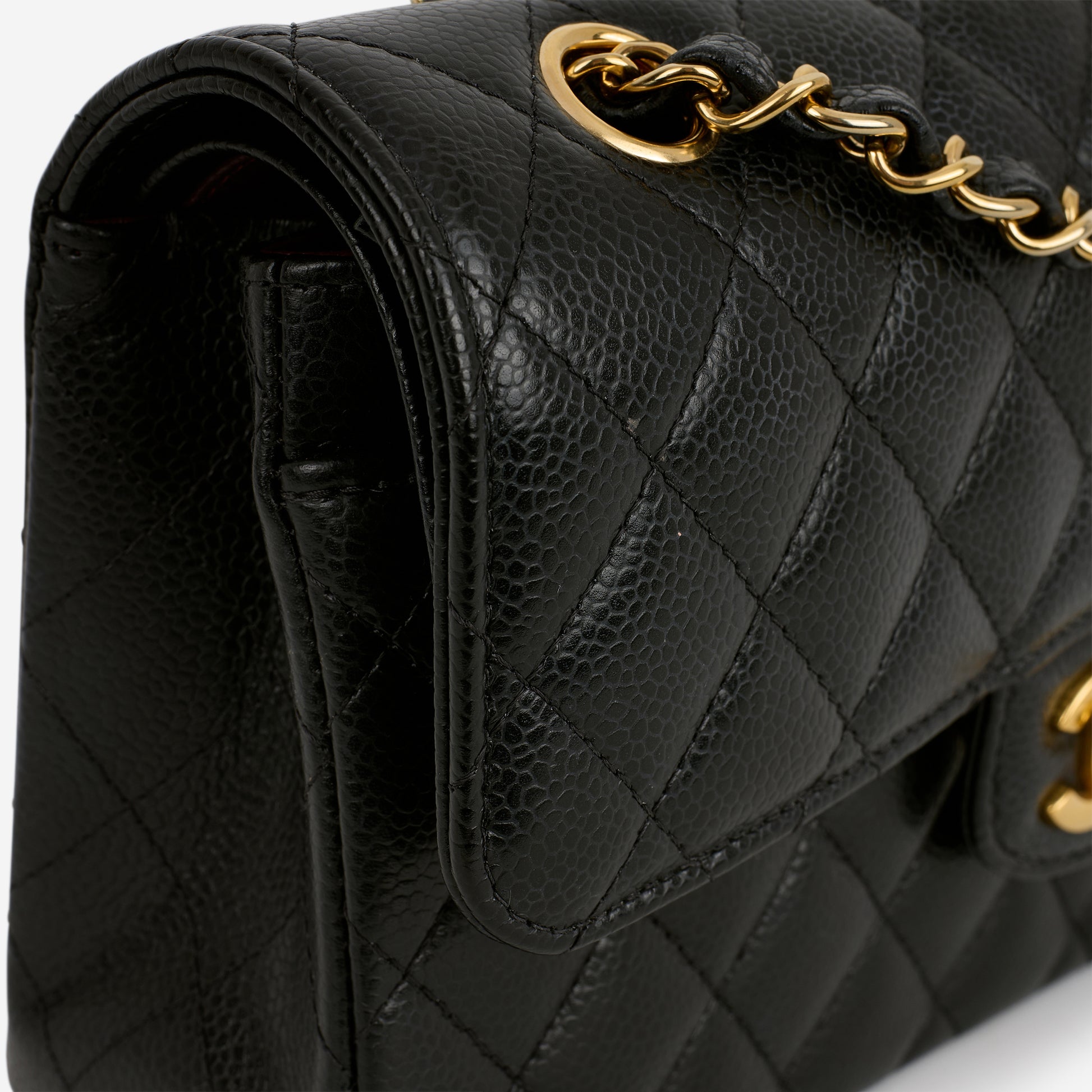 Chanel Small Classic Flap - Black Caviar | Gold Hardware - Bagista