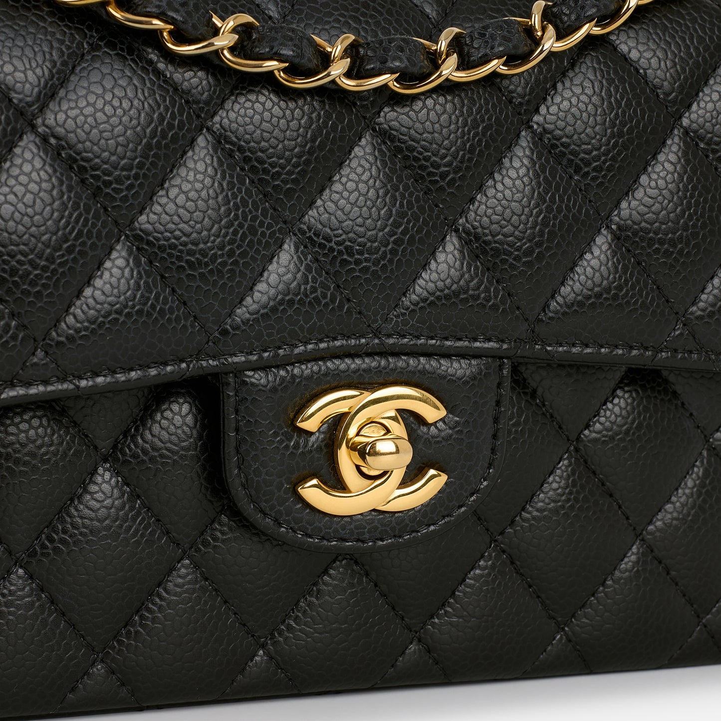 Chanel Small Classic Flap - Black Caviar | Gold Hardware - Bagista
