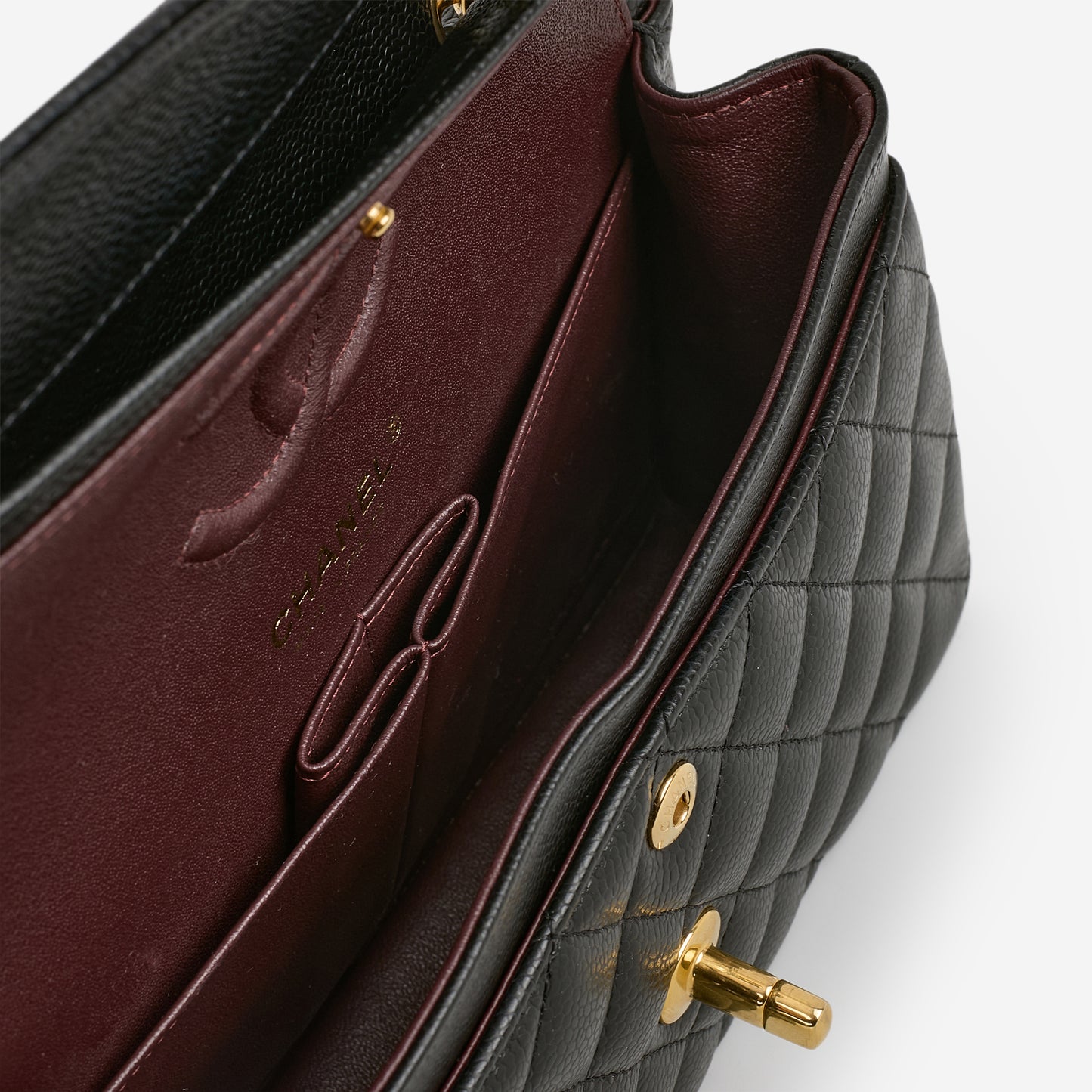 Chanel Small Classic Flap - Black Caviar | Gold Hardware - Bagista