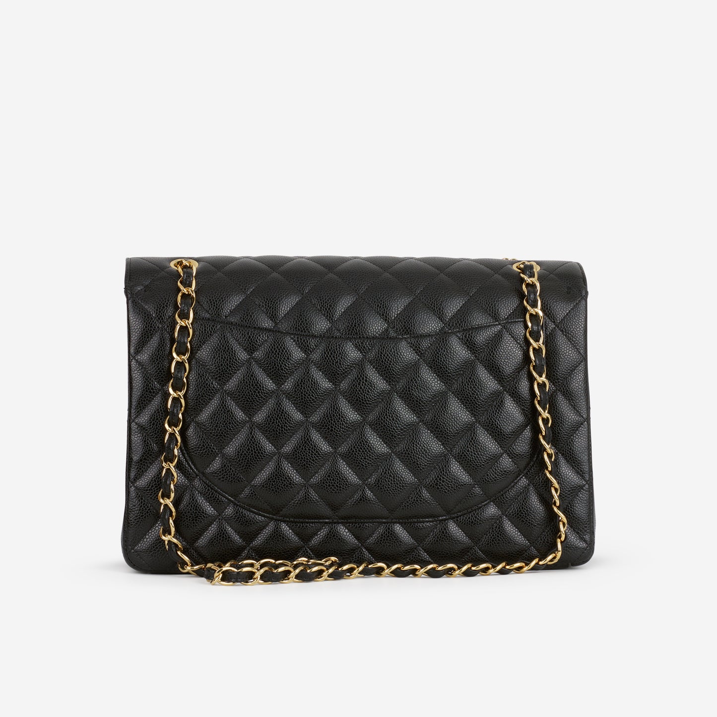 Chanel Maxi Classic Double Flap - Black Caviar | Gold Hardware