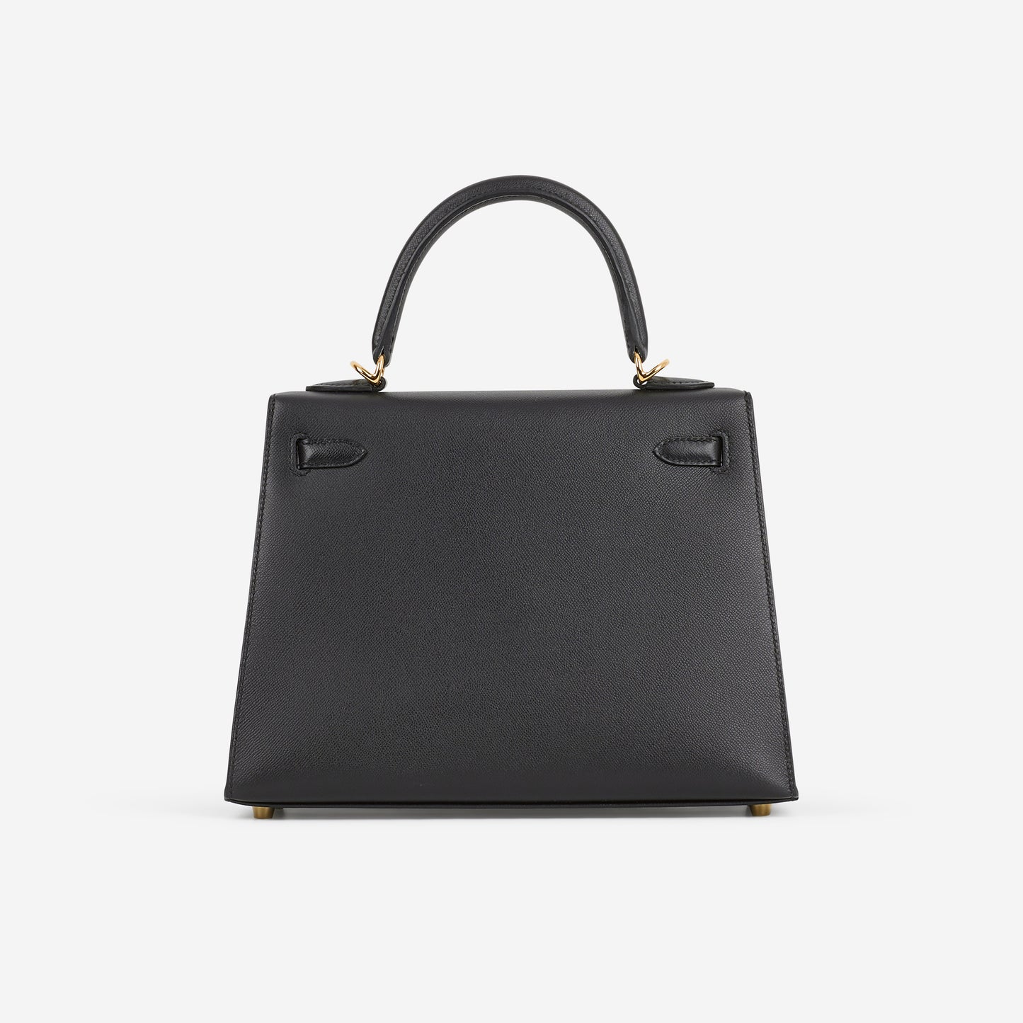 Hermès Verso Kelly - Black Madame / Gris Meyer Interior | Gold Hardware - Bagista