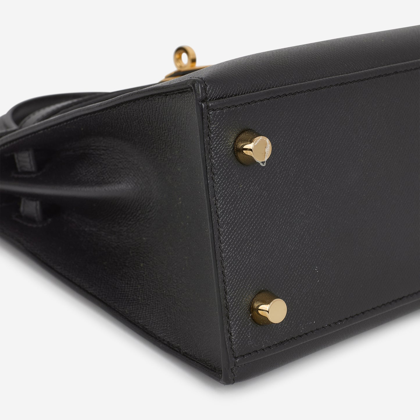 Hermès Verso Kelly - Black Madame / Gris Meyer Interior | Gold Hardware - Bagista
