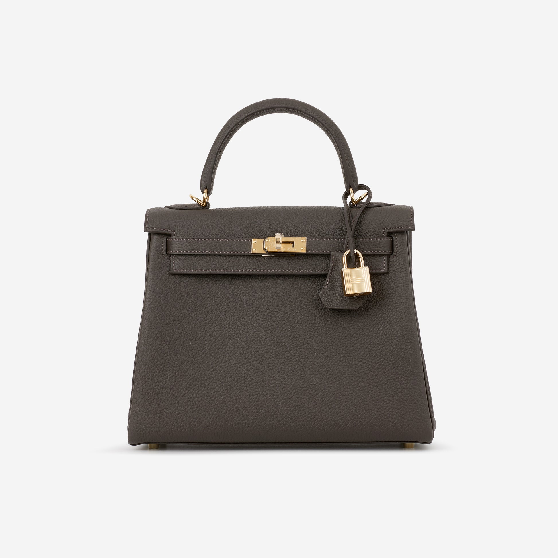 Hermès Kelly 25 - Bai Brun Togo | Gold Hardware - Bagista