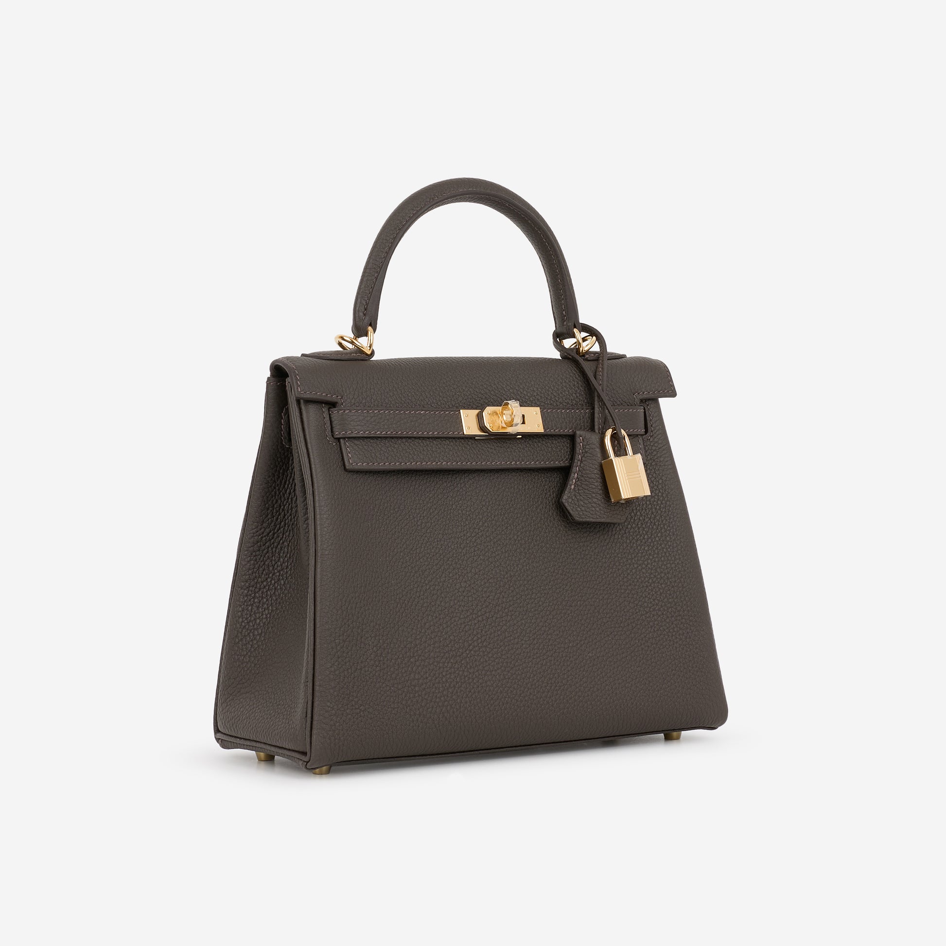 Hermès Kelly 25 - Bai Brun Togo | Gold Hardware - Bagista