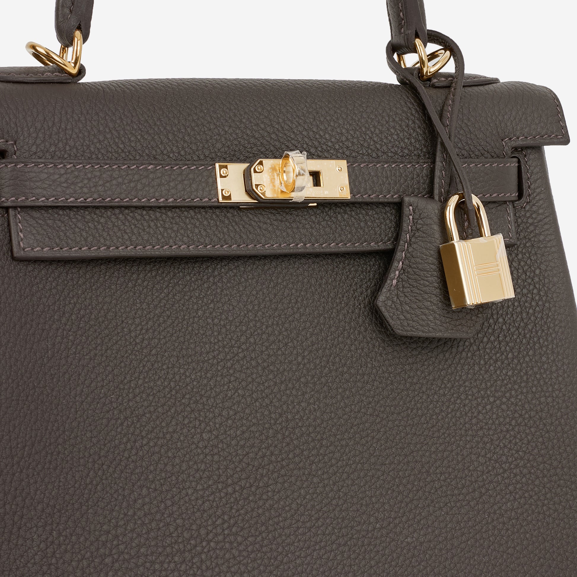 Hermès Kelly 25 - Bai Brun Togo | Gold Hardware - Bagista