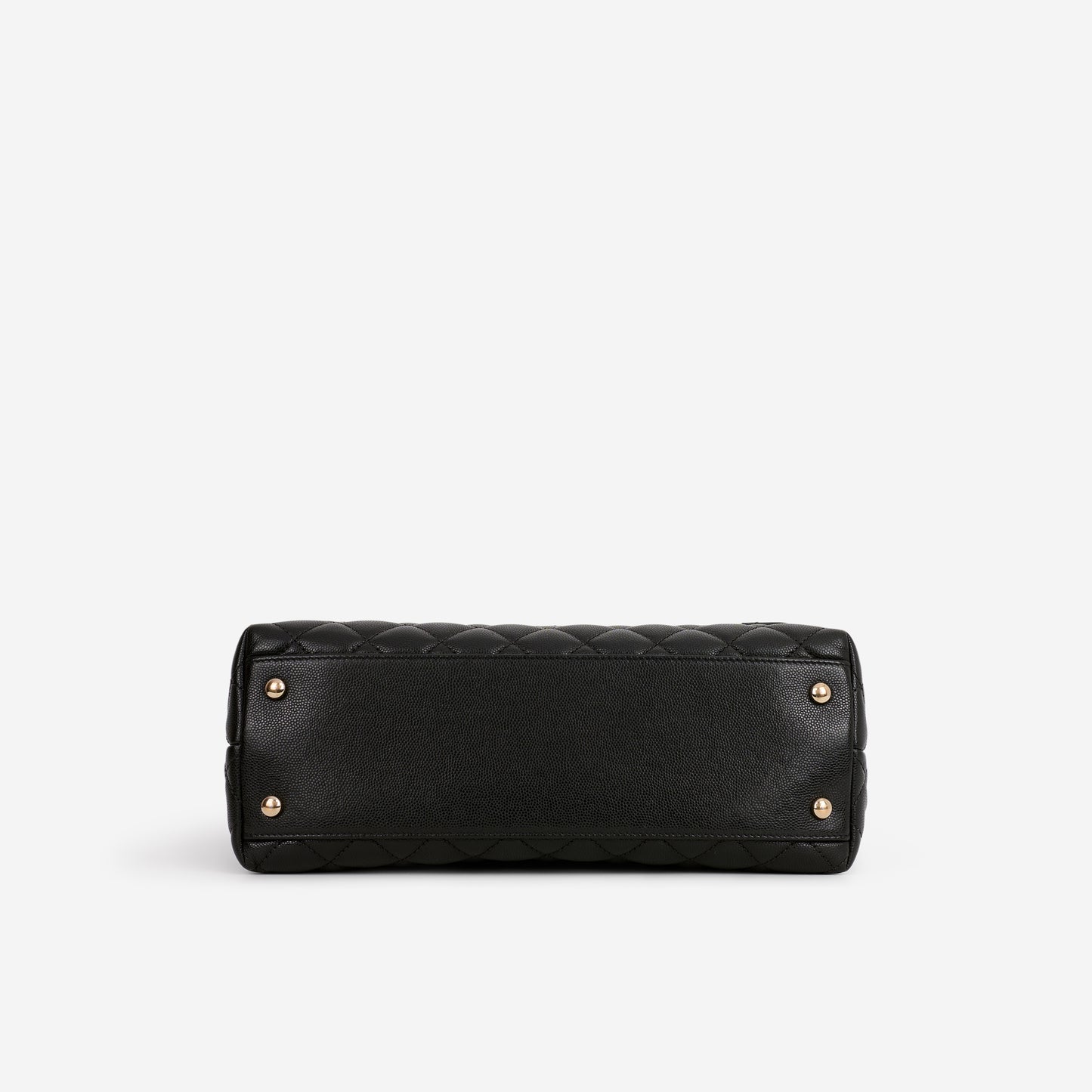 Chanel Medium Coco Handle - Black Caviar | Champagne Gold Hardware - Bagista