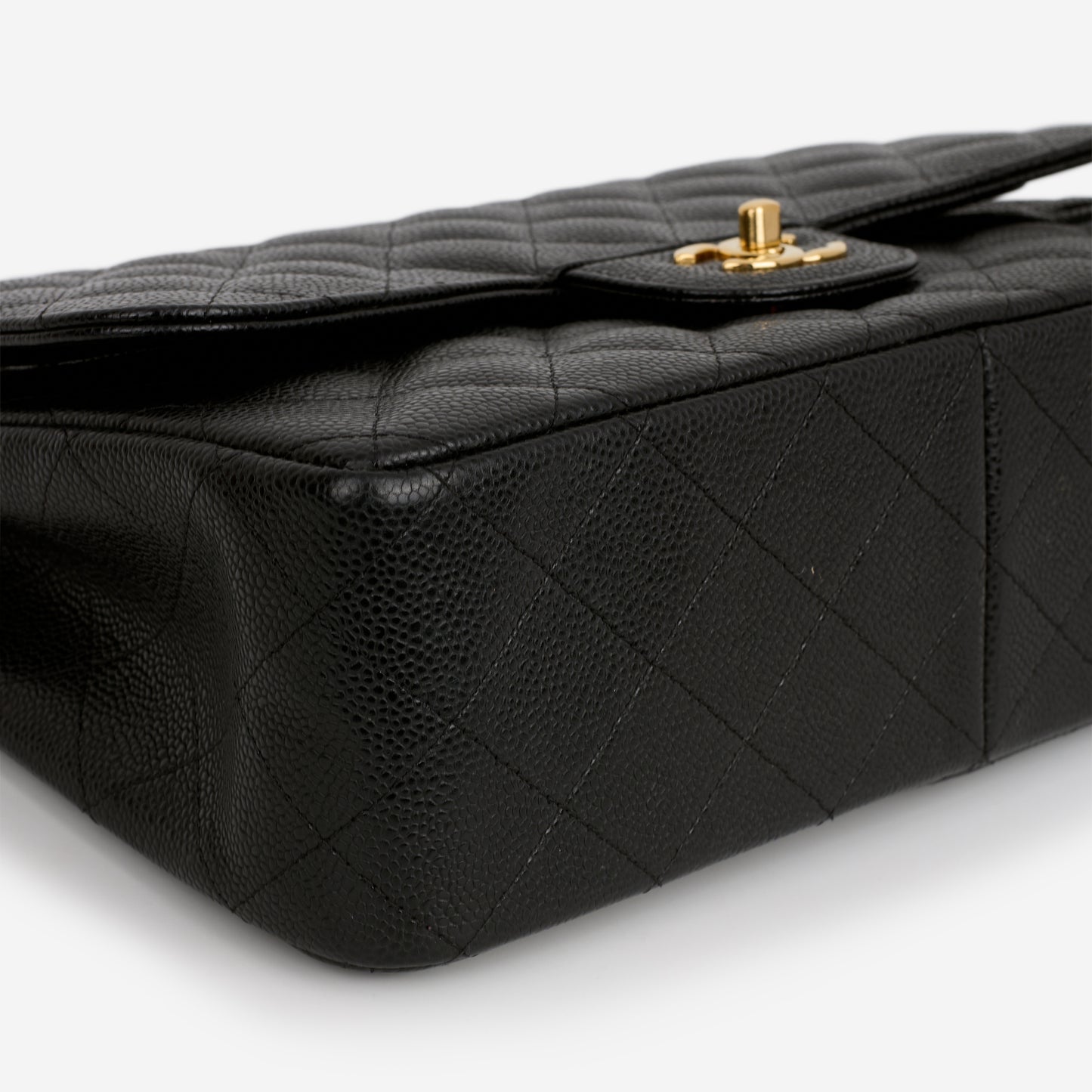 Chanel Jumbo Classic Double Flap - Black Caviar | Gold Hardware
