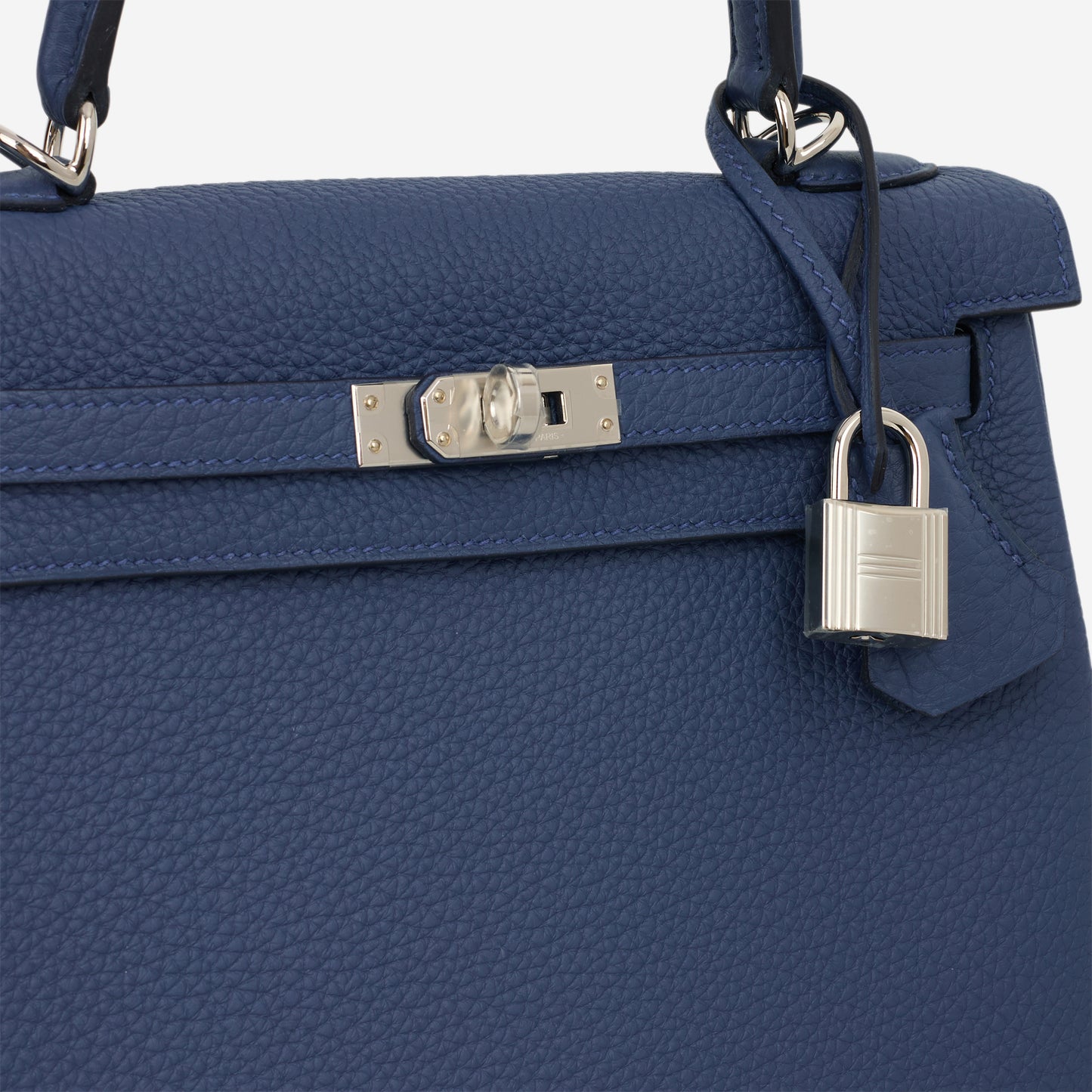Hermès Kelly 25 - Bleu Tie Togo | Palladium Hardware