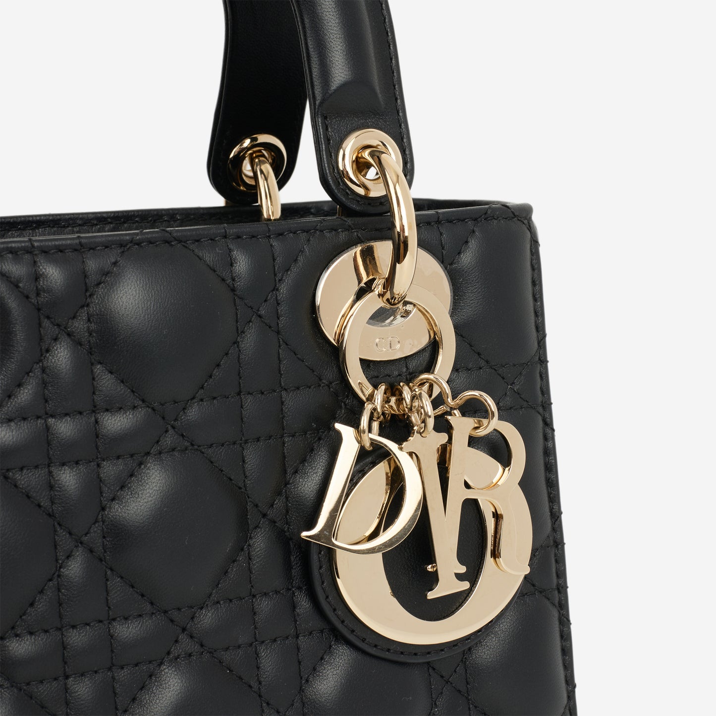 Christian Dior Small ABCDior - Black Lambskin | Champagne Gold Hardware