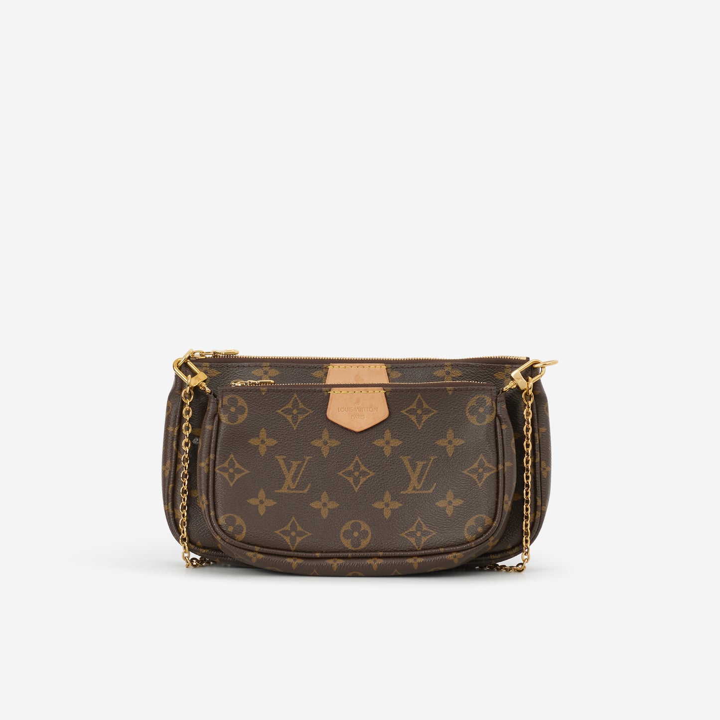 Louis Vuitton Multi Pochette Monogram - Khaki Strap | Gold Hardware