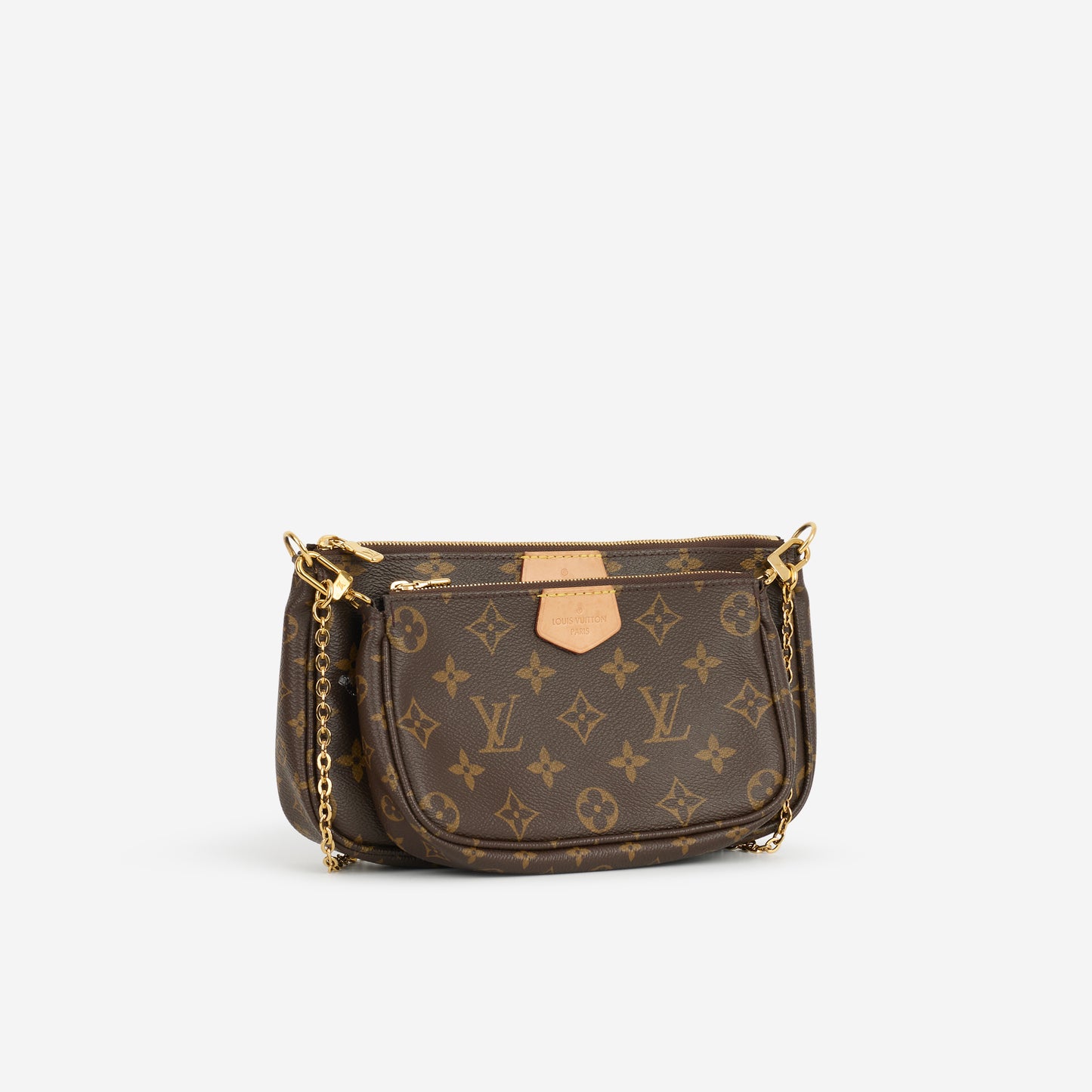 Louis Vuitton Multi Pochette Monogram - Khaki Strap | Gold Hardware