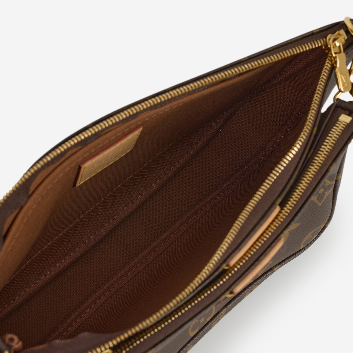 Louis Vuitton Multi Pochette Monogram - Khaki Strap | Gold Hardware