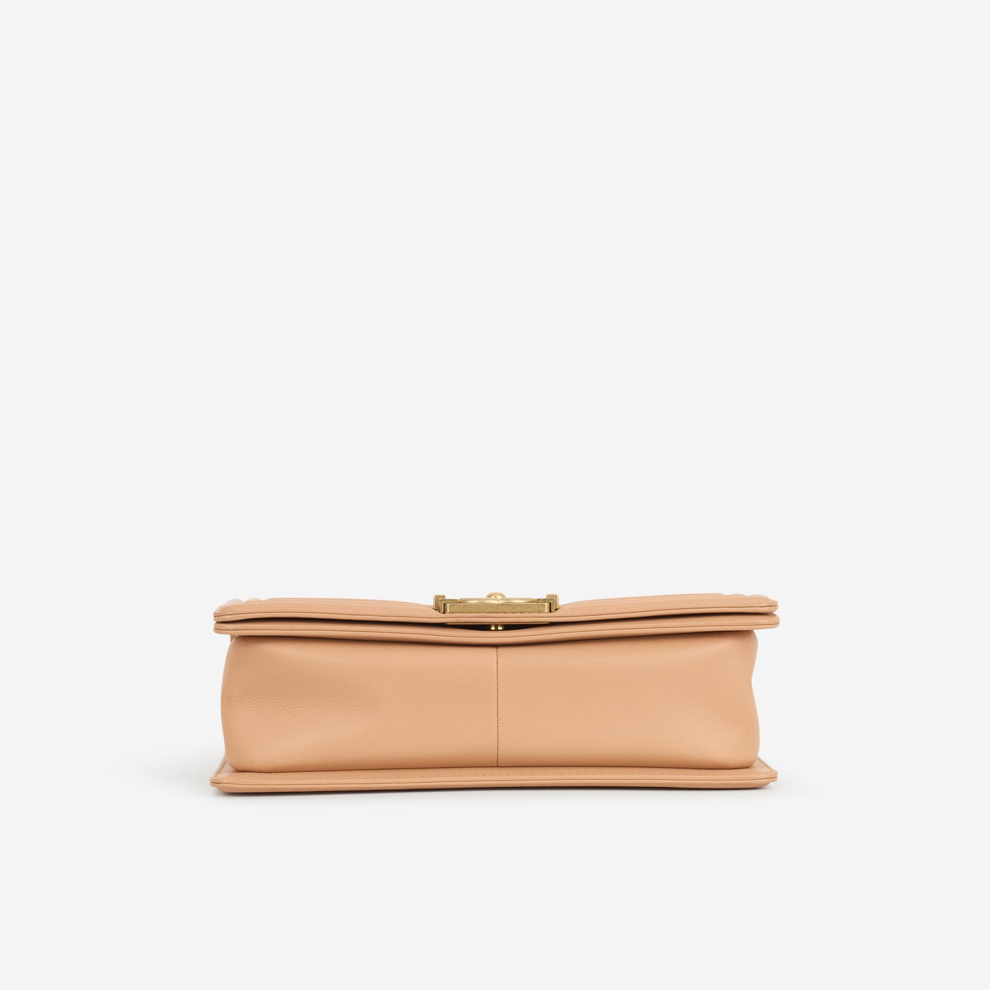 Chanel Medium Boy Bag - Caramel Lambskin | Aged Gold Hardware - Bagista