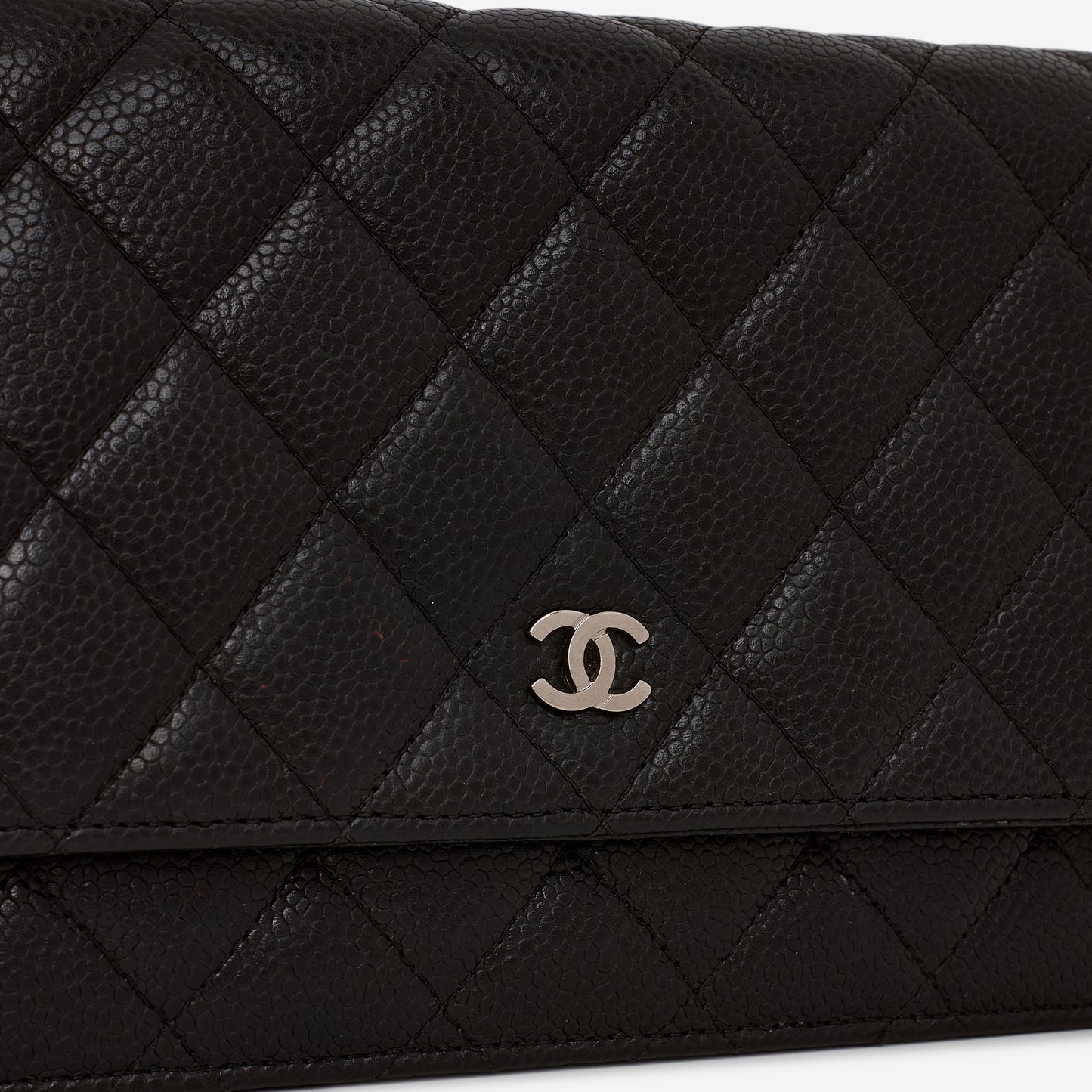 Chanel Classic Wallet on Chain - Black Caviar | Silver Hardware - Bagista