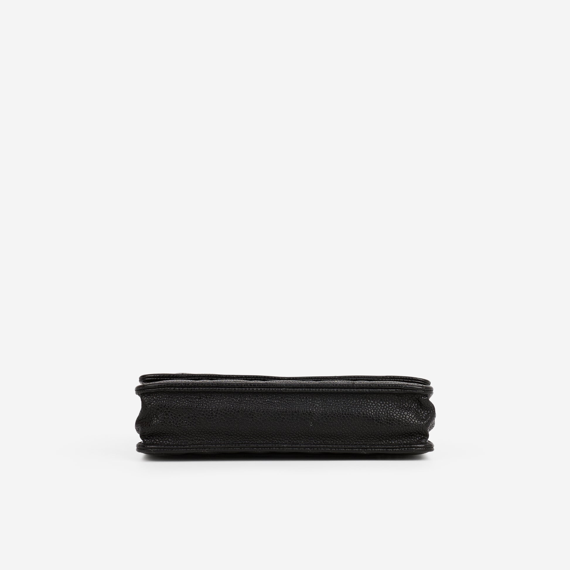 Chanel Classic Wallet on Chain - Black Caviar | Silver Hardware - Bagista
