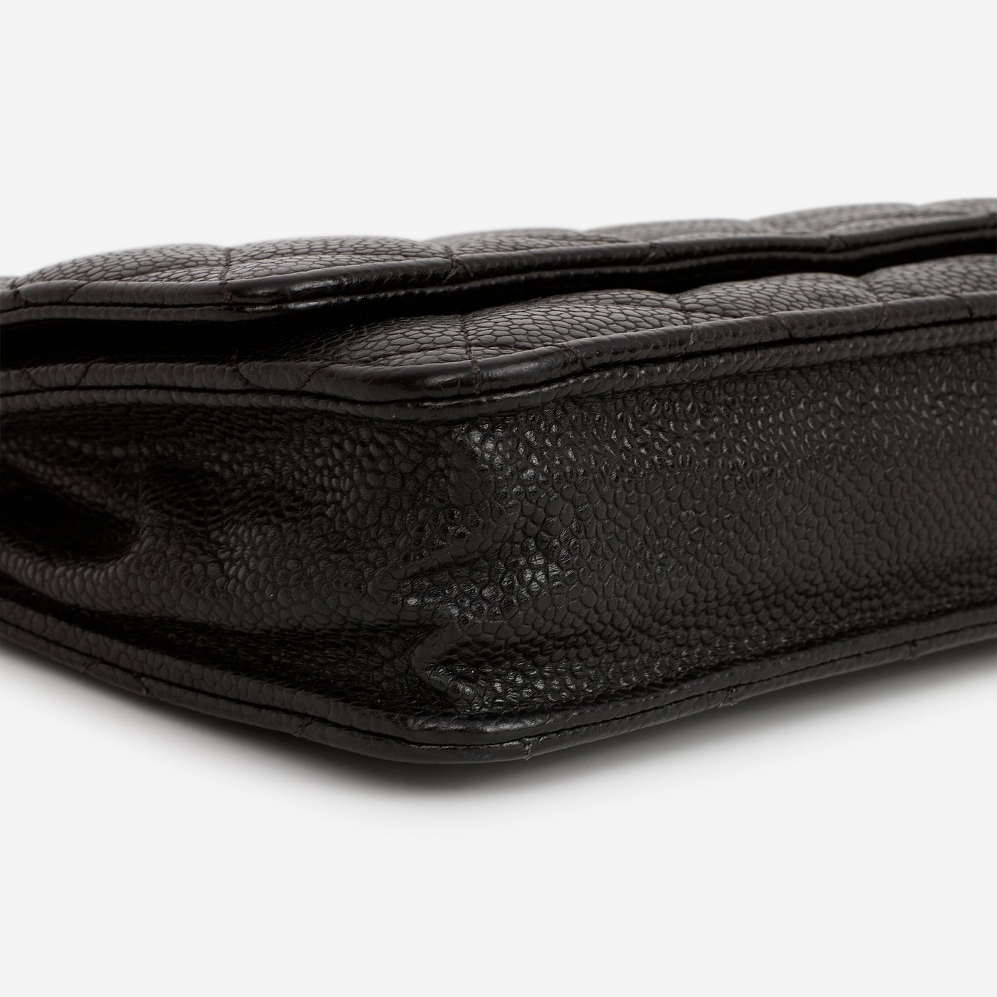 Chanel Classic Wallet on Chain - Black Caviar | Silver Hardware - Bagista