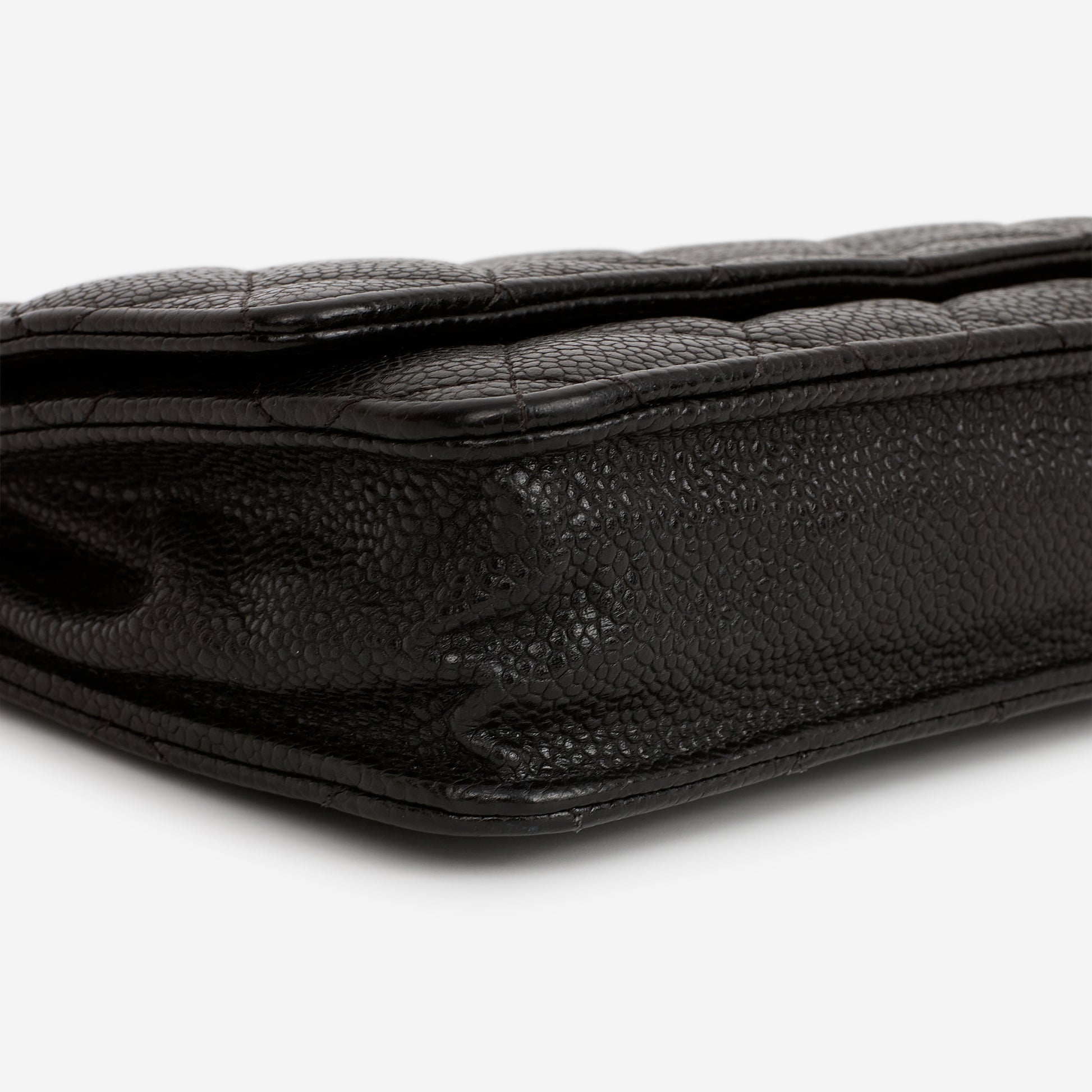 Chanel Classic Wallet on Chain - Black Caviar | Silver Hardware - Bagista