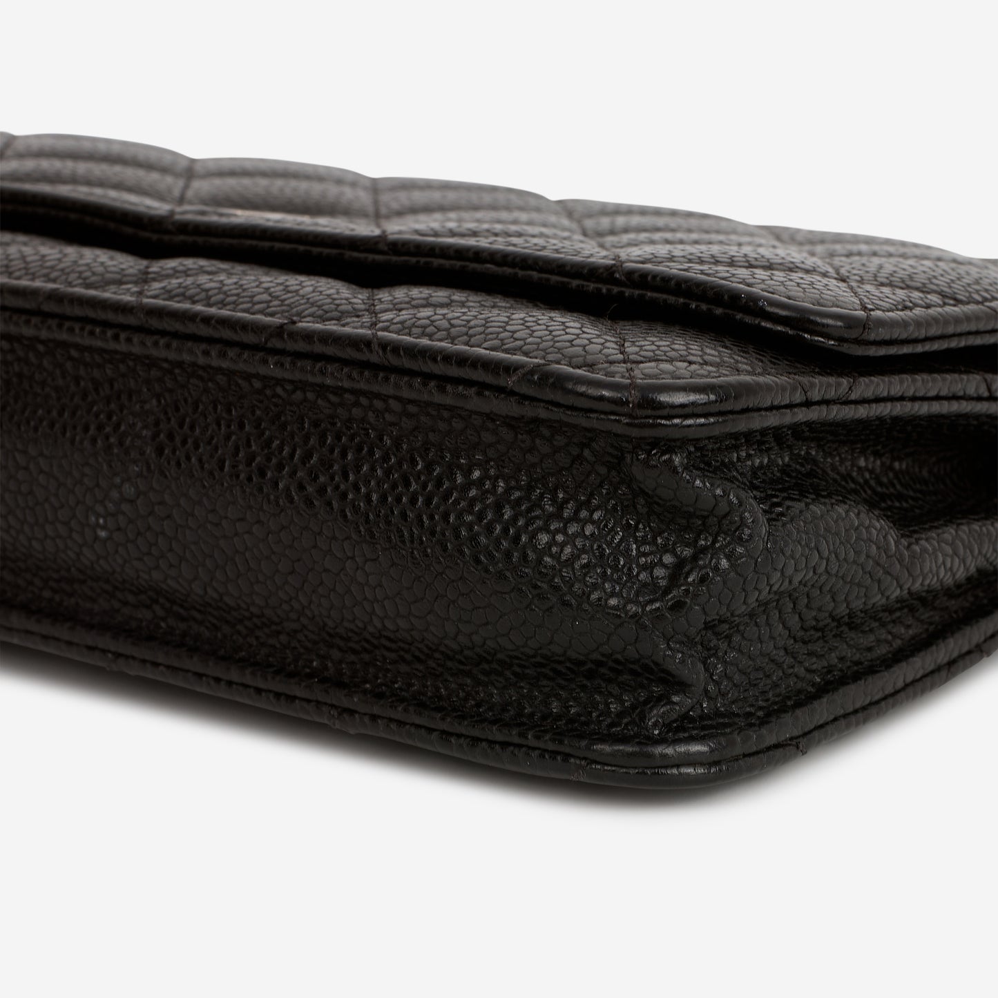 Chanel Classic Wallet on Chain - Black Caviar | Silver Hardware - Bagista