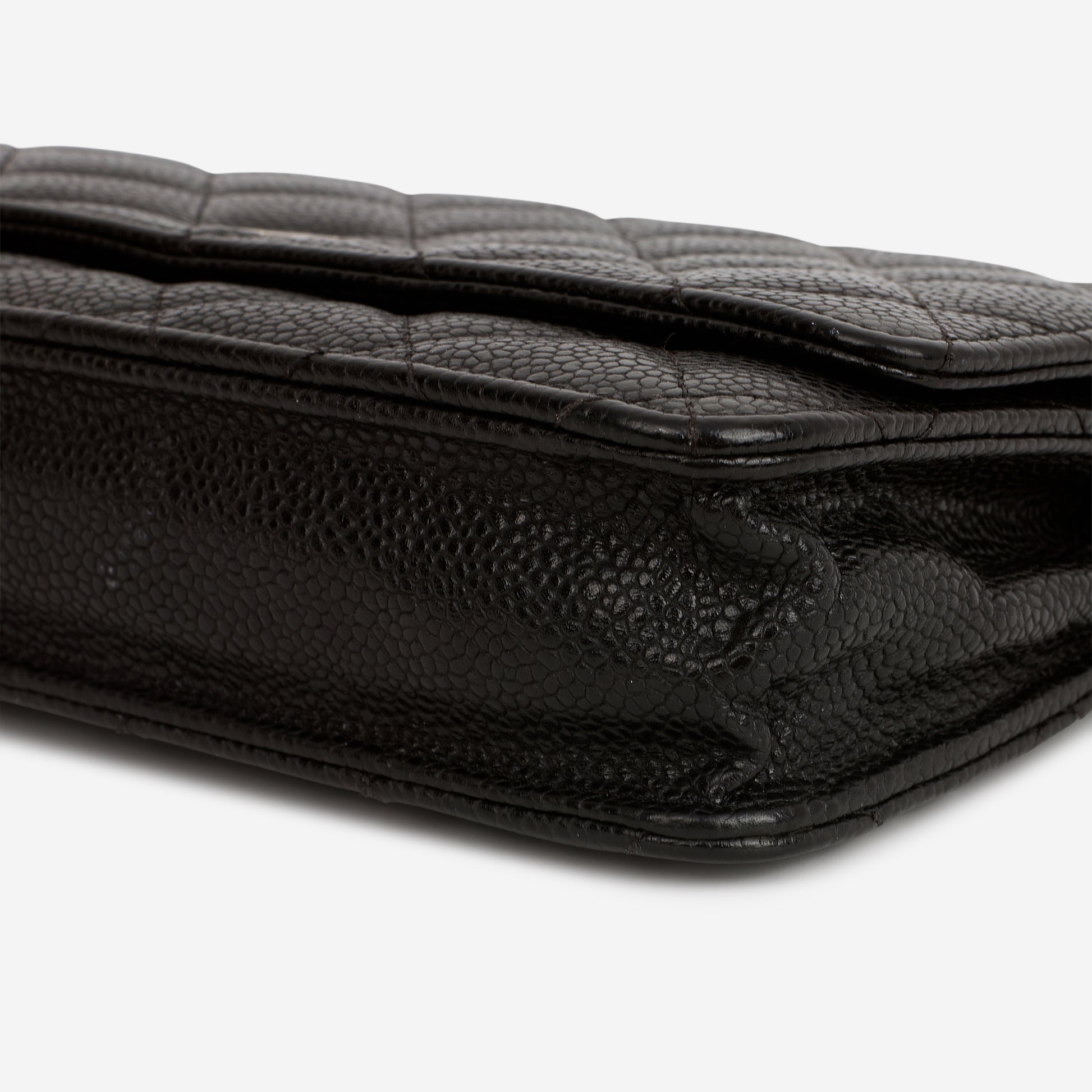 Chanel Classic Wallet on Chain - Black Caviar | Silver Hardware - Bagista