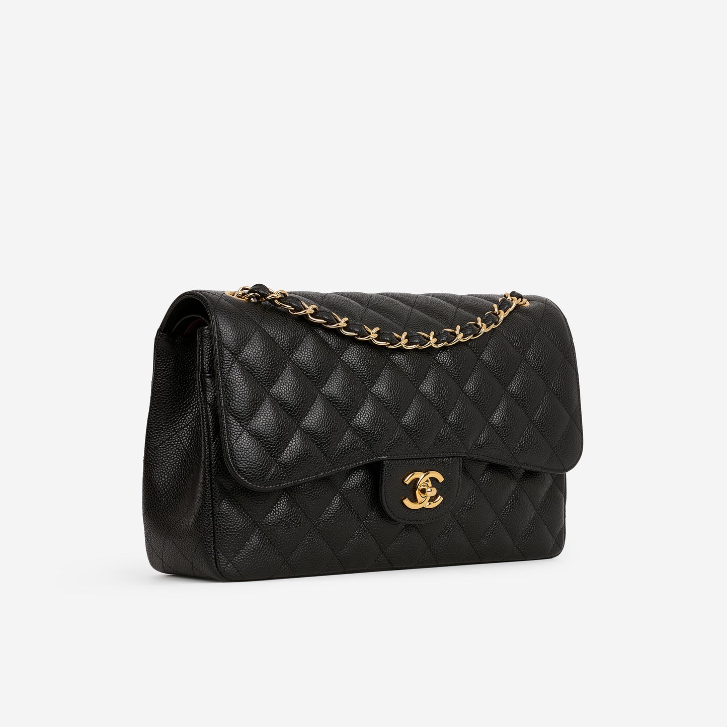 Chanel Jumbo Classic Flap - Black Caviar | Gold Hardware