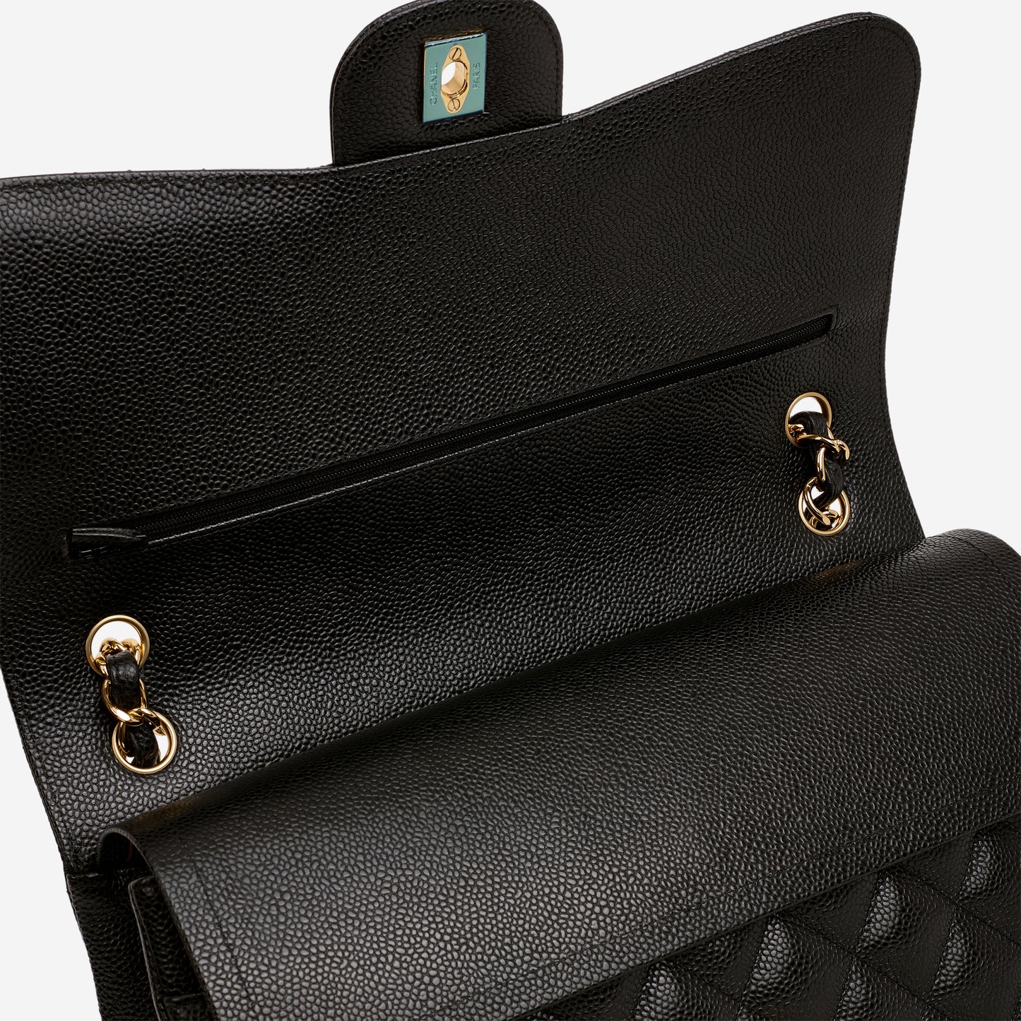 Chanel Jumbo Classic Flap - Black Caviar | Gold Hardware