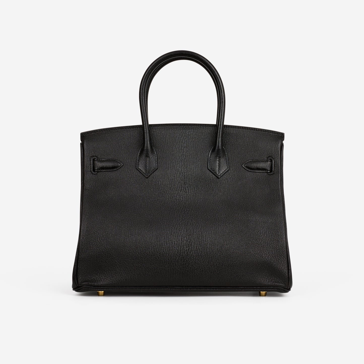 Hermès HSS Birkin 30 - Black Chevre / Rouge Casaque Interior | Permabrass Hardware