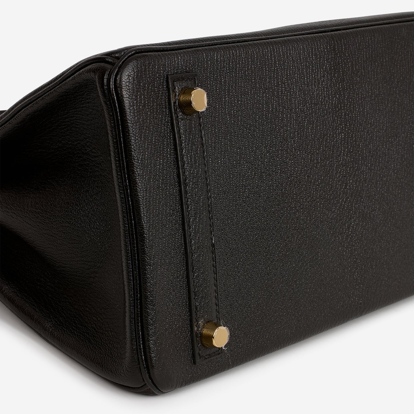 Hermès HSS Birkin 30 - Black Chevre / Rouge Casaque Interior | Permabrass Hardware