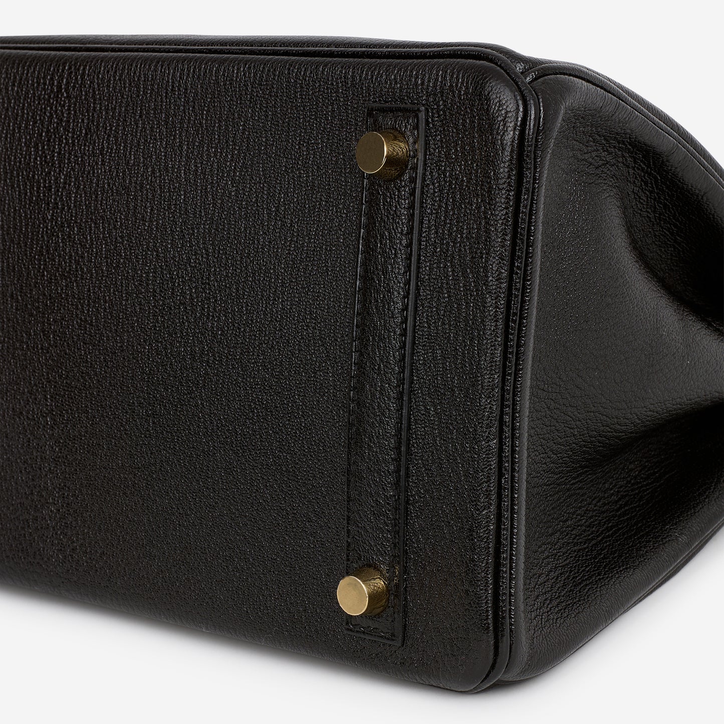 Hermès HSS Birkin 30 - Black Chevre / Rouge Casaque Interior | Permabrass Hardware