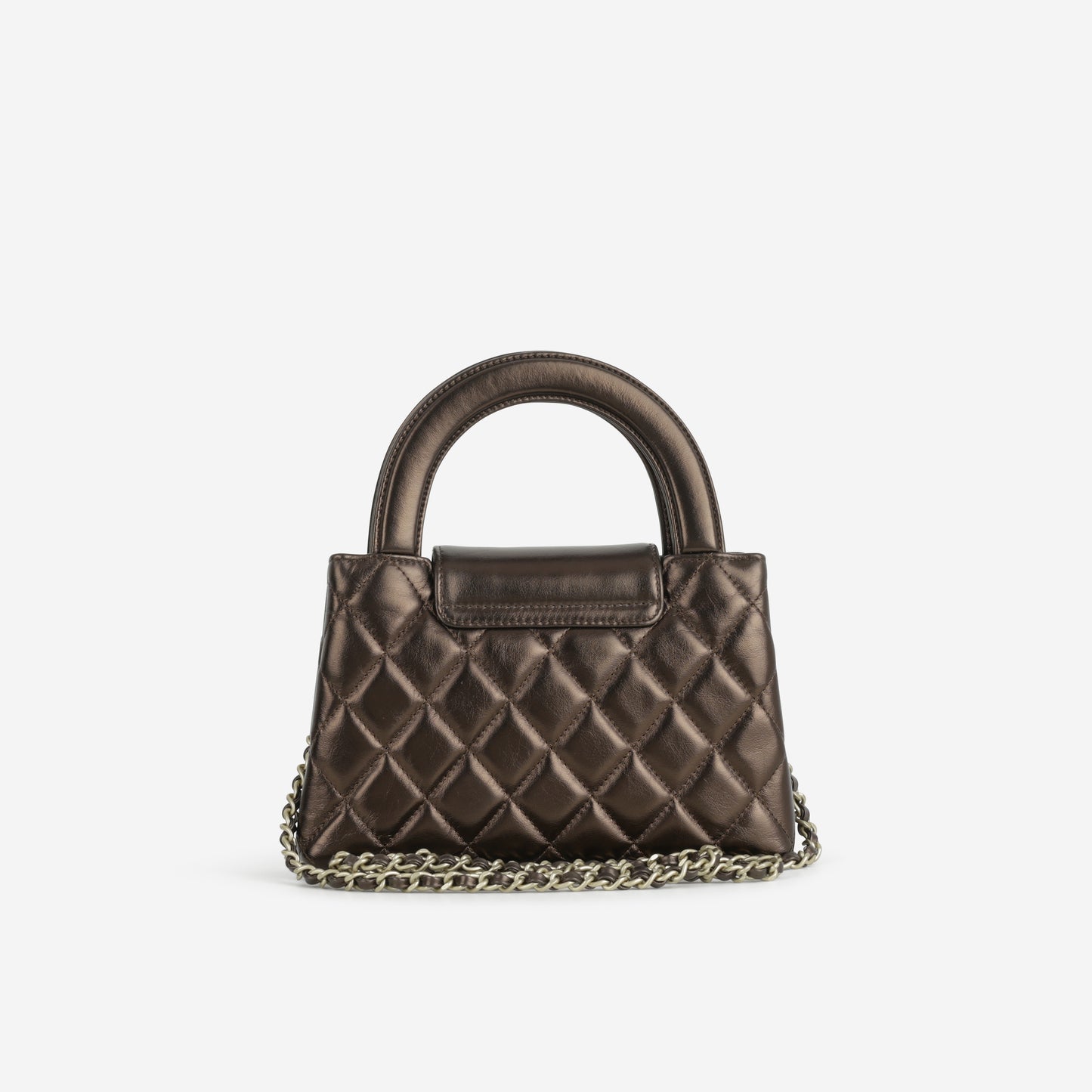 Chanel 24/25 Métiers d’Art Small Kelly Re-Edition - Metallic Brown Lambskin | Champagne Gold Hardware