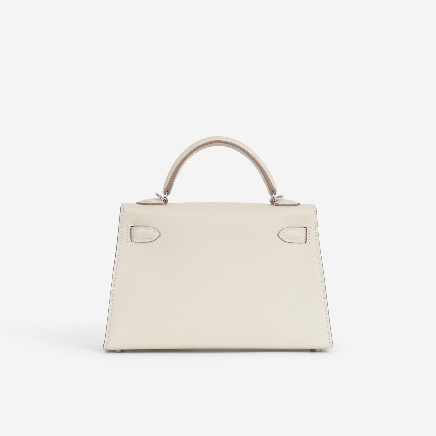 Hermès Mini Kelly - Craie Epsom | Electrum