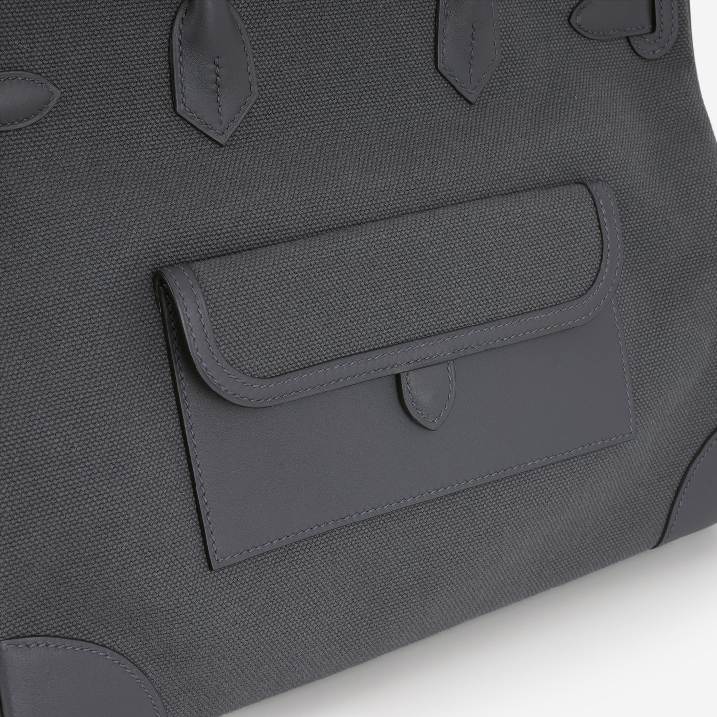 Hermès Birkin 35 Cargo - Ardoise Toile Goeland / Swift | Palladium Hardware