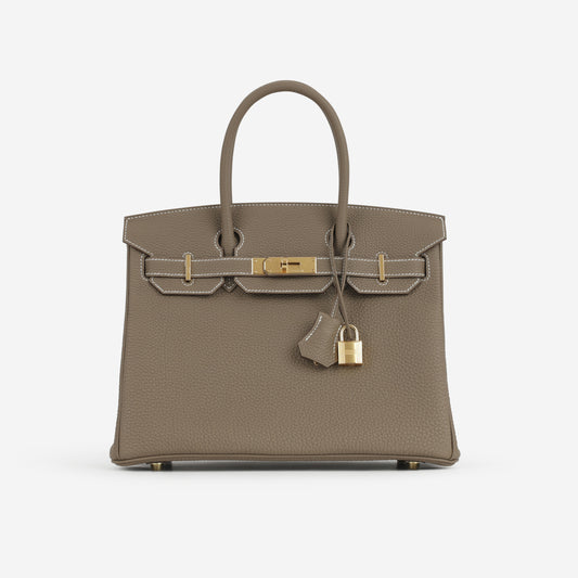 Hermès Birkin 30 - Etoupe Togo | Gold Hardware