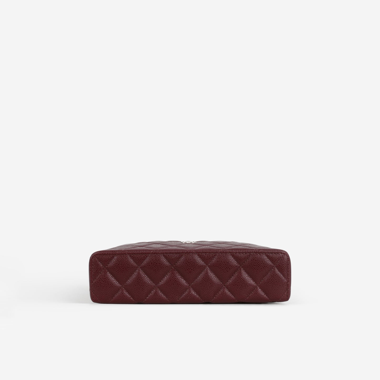 Chanel Top Handle Vanity With Chain - Burgundy Caviar | Champagne Gold Hardware