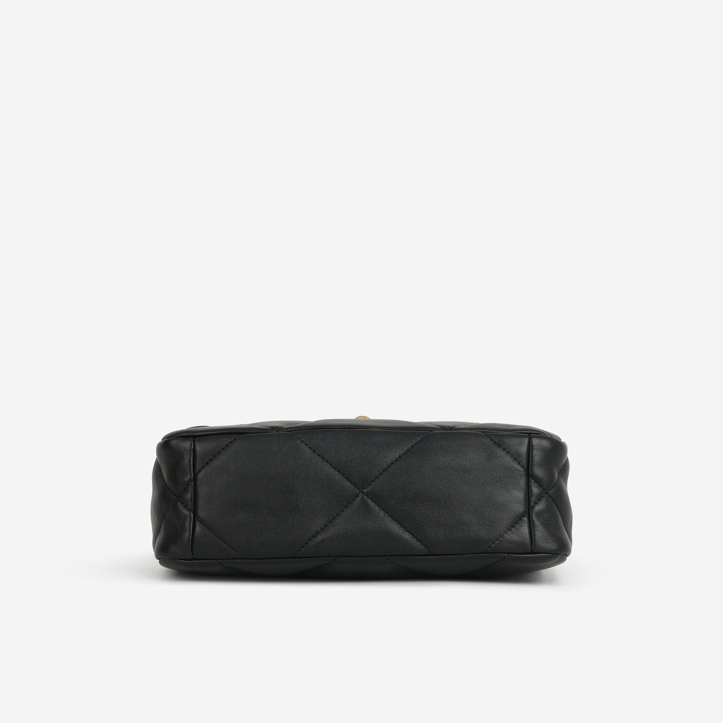 Chanel Small 19 Flap Bag - Black Lambskin | Gold & Silver Hardware
