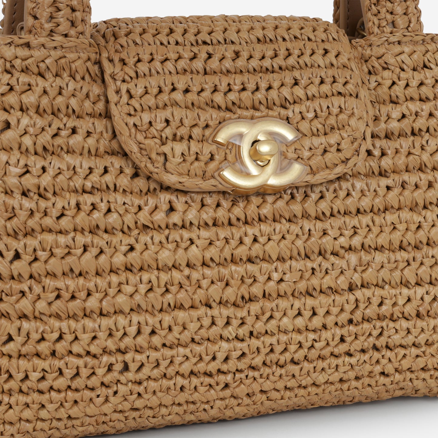 Chanel Small Kelly Re-Edition - Braided Raffia | Gold Hardware