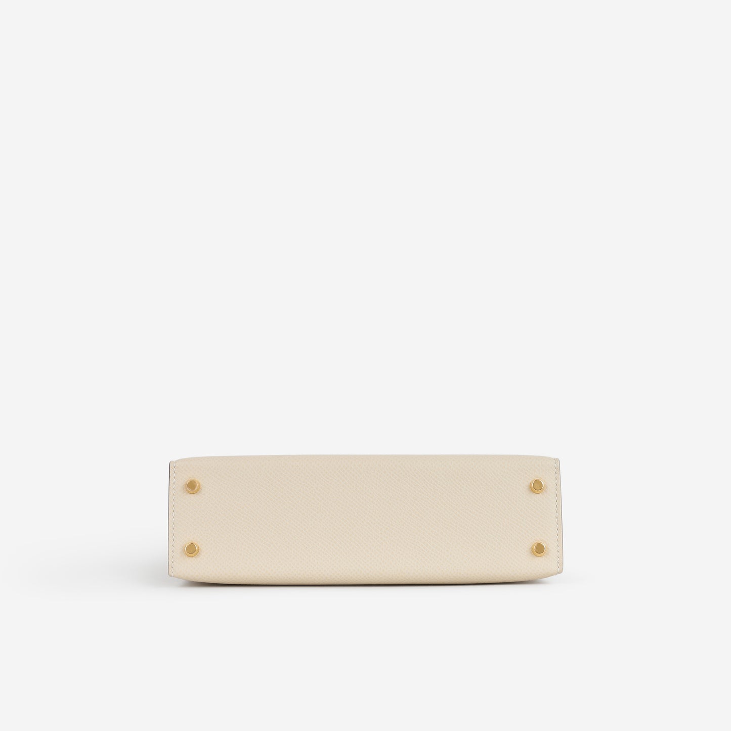 Hermès HSS Mini Kelly - Craie Epsom / Gold Interior | Gold Hardware