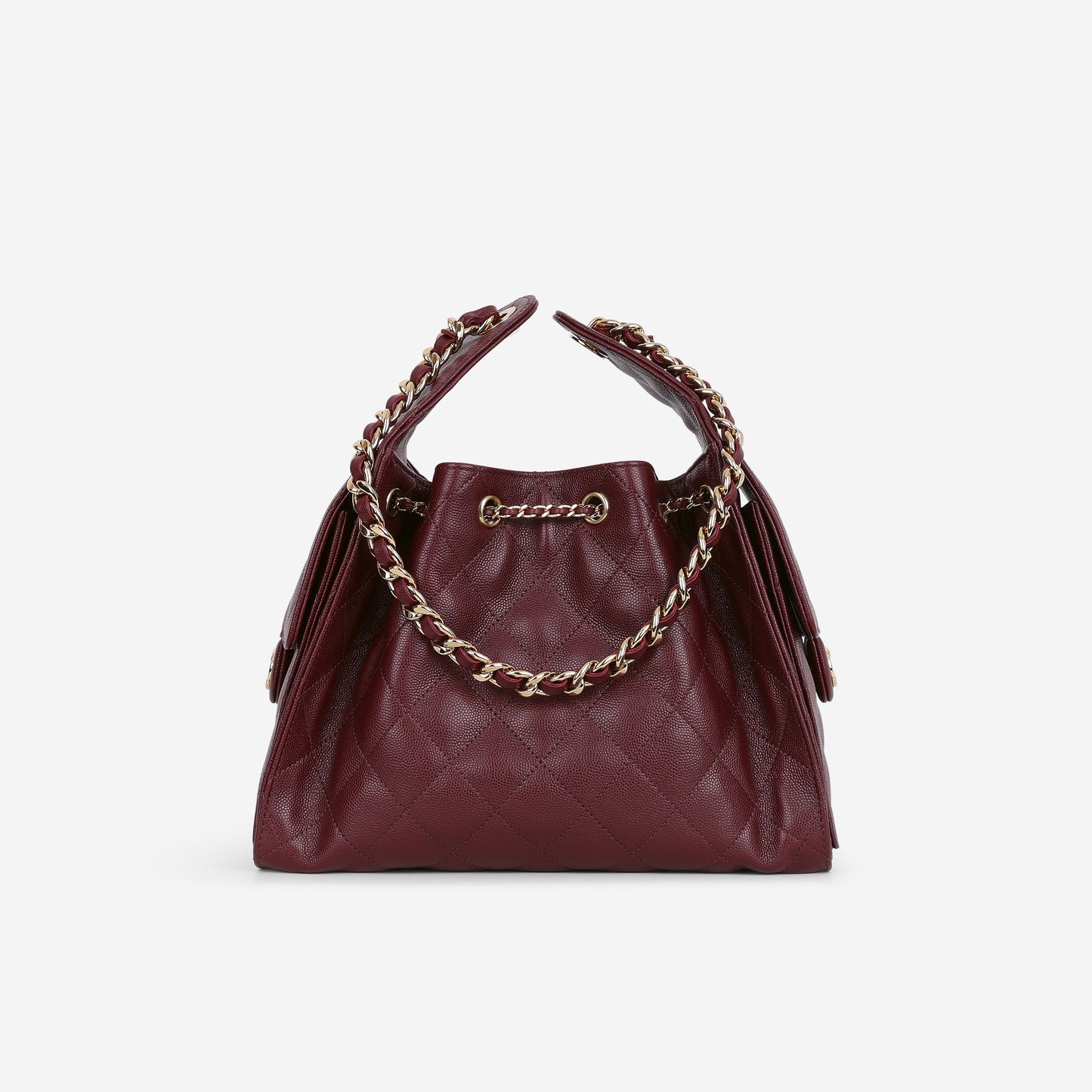 Chanel 2026 Small 25 Hobo - Burgundy Caviar | Gold Hardware