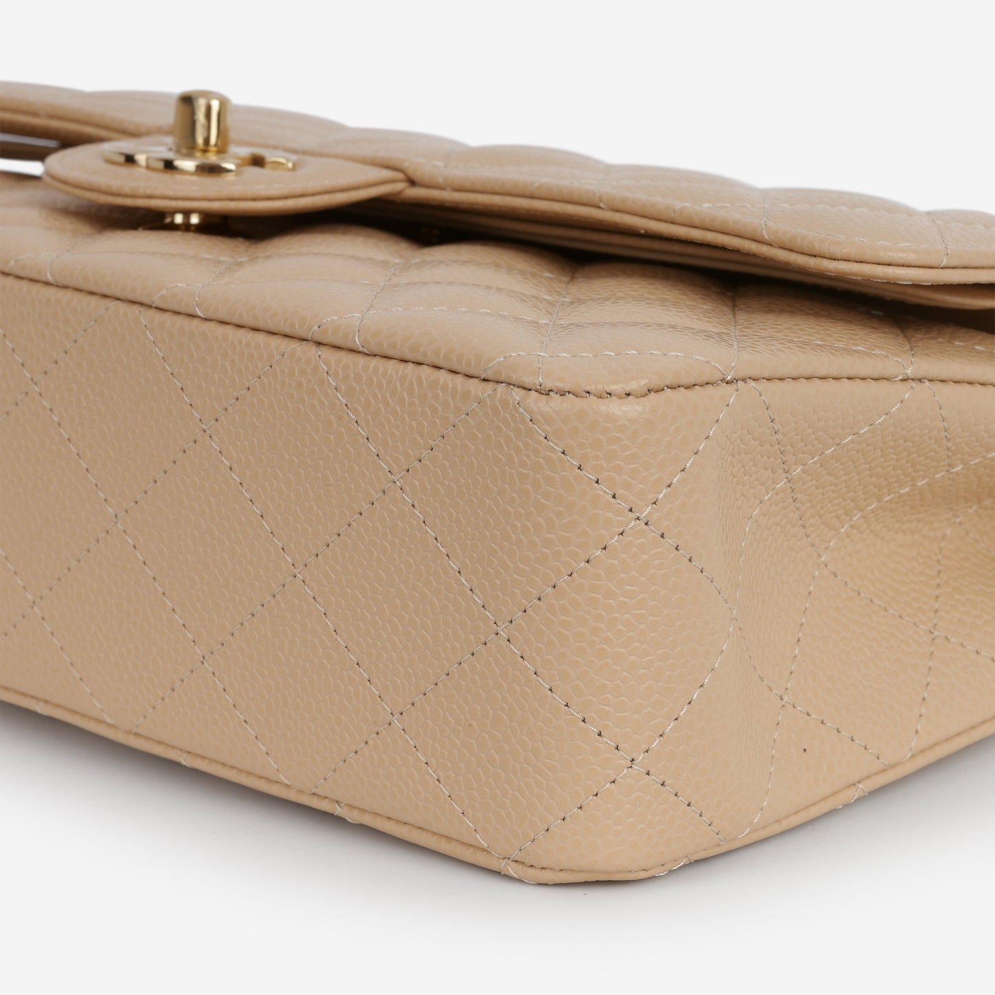Chanel Medium Classic Flap - Beige Clair Caviar | Gold Hardware
