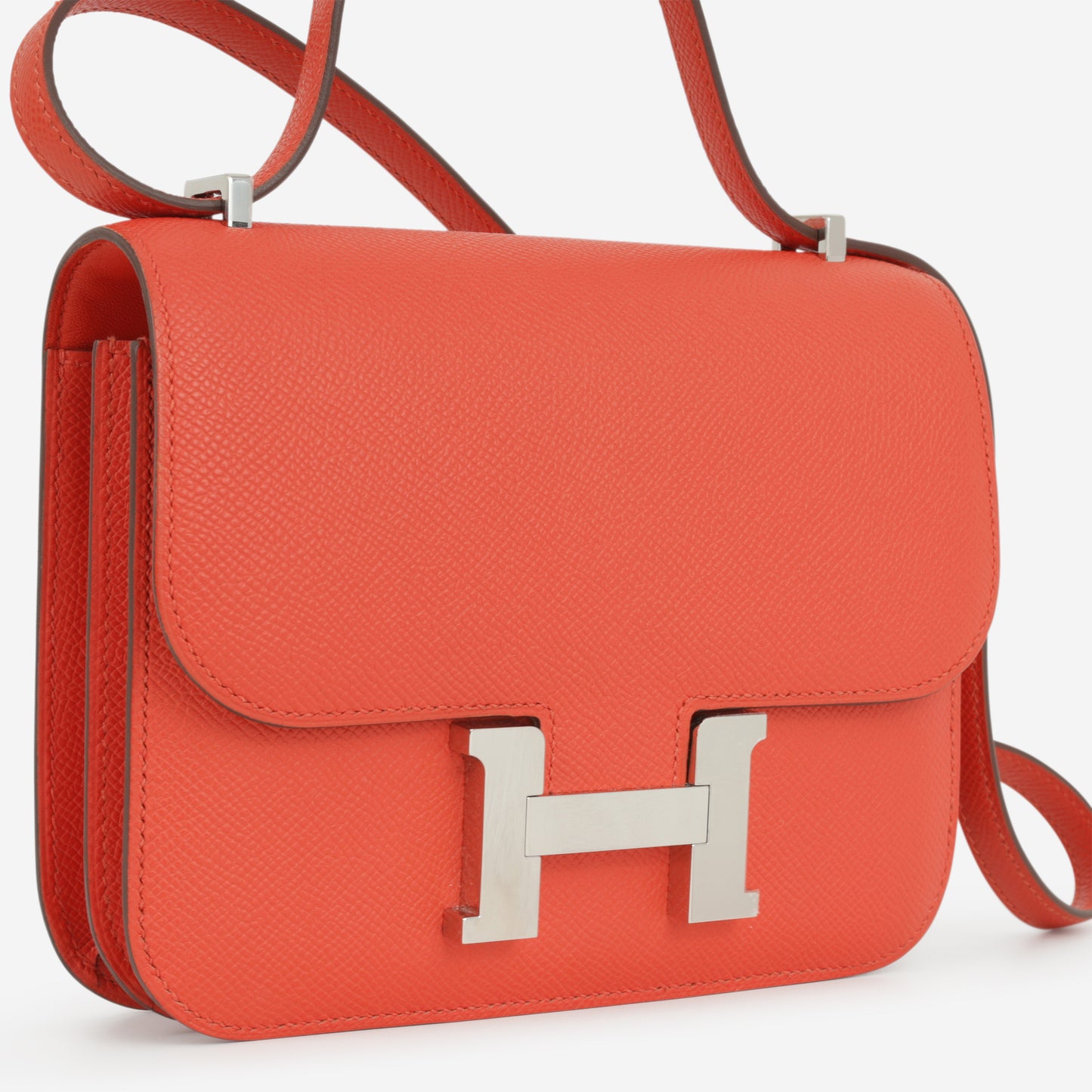 Hermès Constance 18 - Capucine Epsom | Palladium Hardware