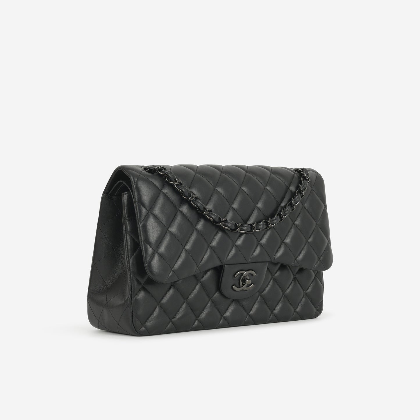 Chanel Jumbo Classic Flap - So Black Lambskin | Tonal Hardware