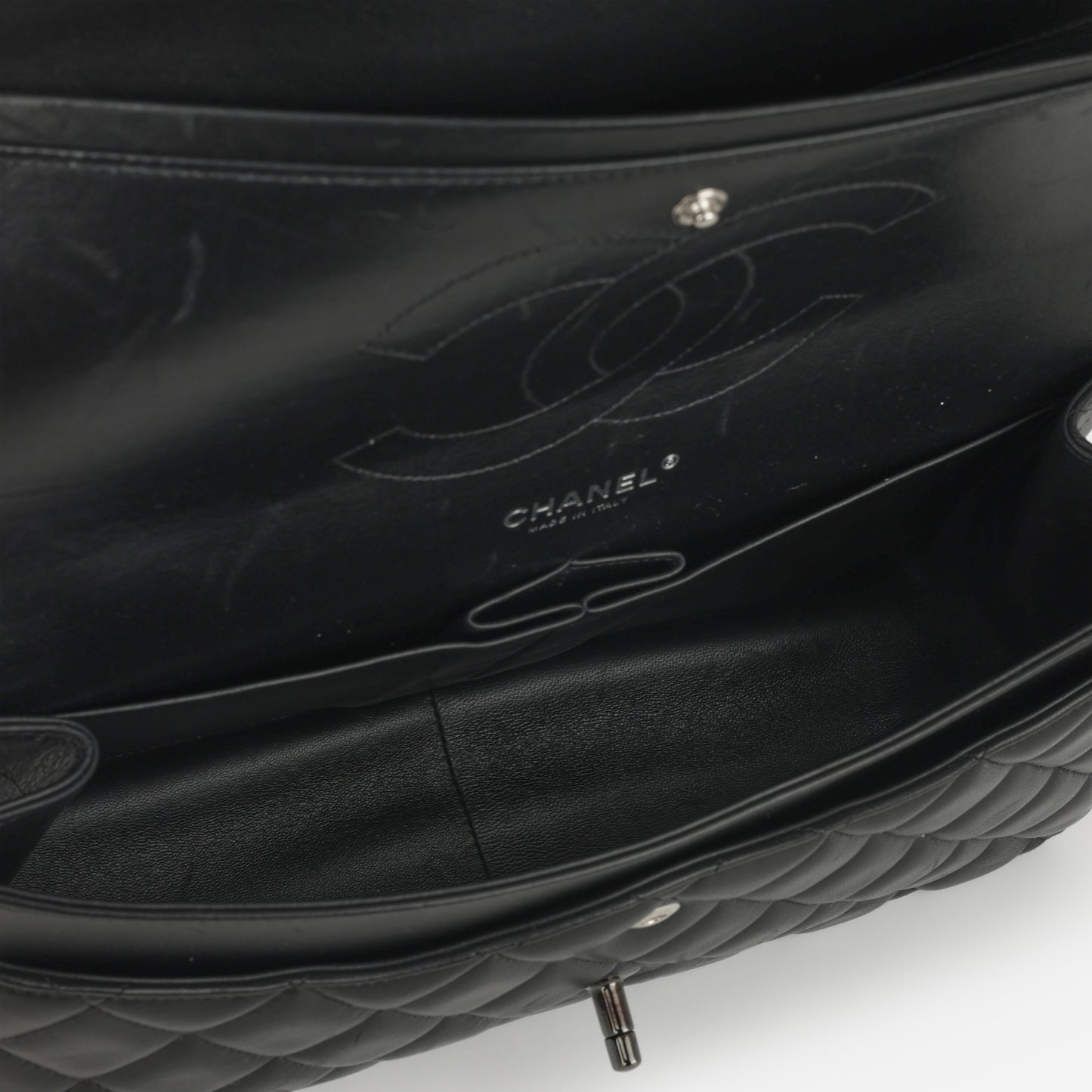 Chanel Jumbo Classic Flap - So Black Lambskin | Tonal Hardware