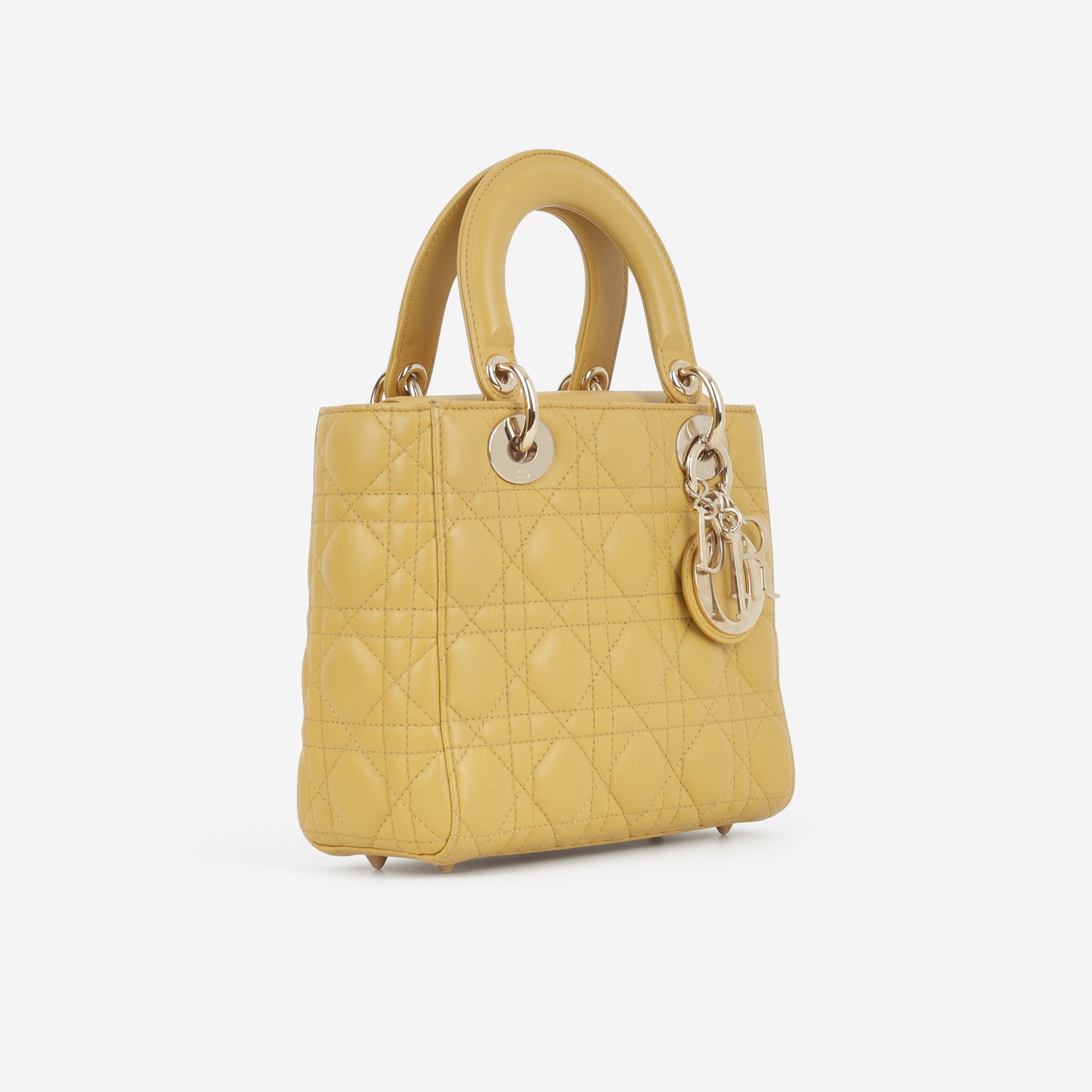 Christian Dior Small ABCDior - Yellow Lambskin | Champagne Gold Hardware