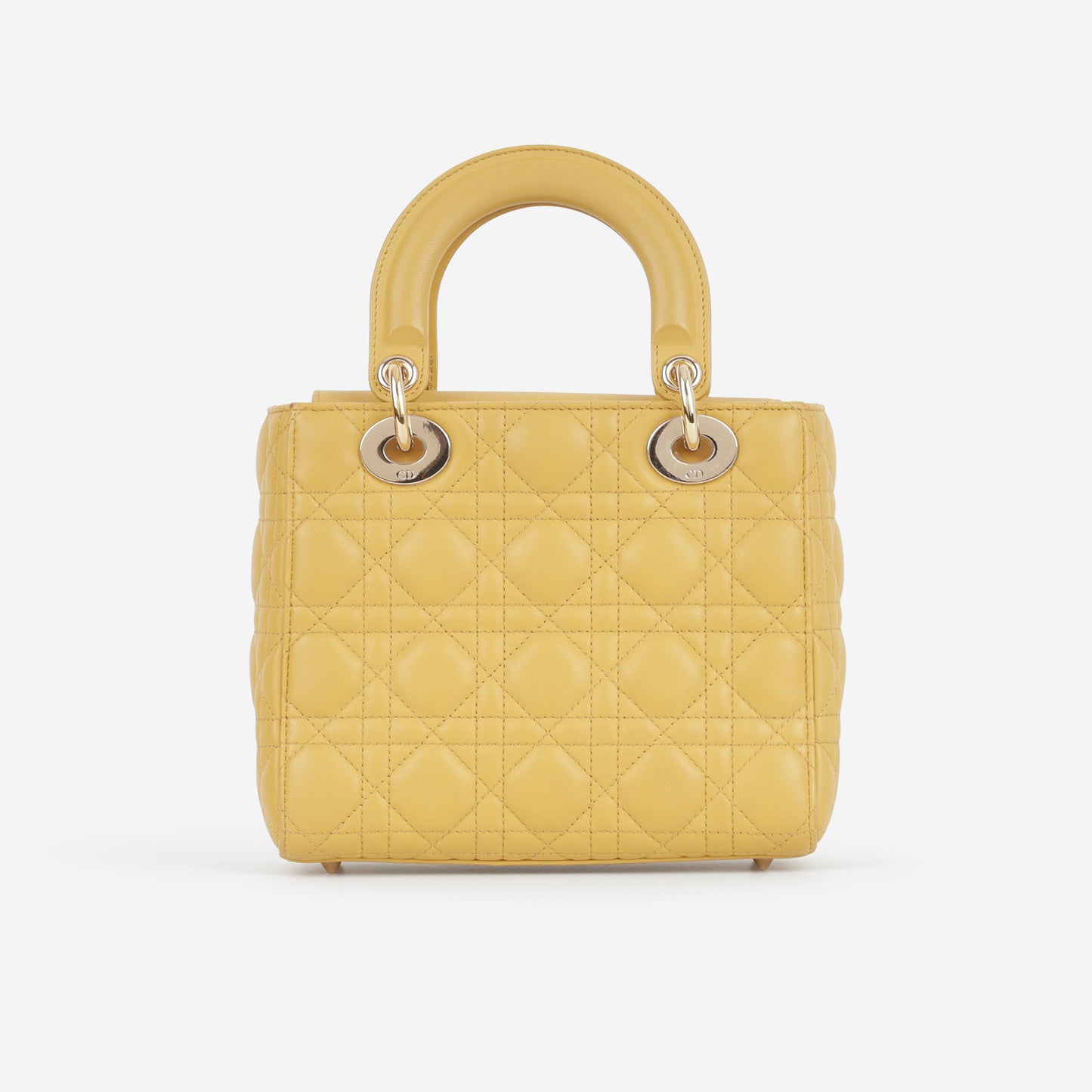 Christian Dior Small ABCDior - Yellow Lambskin | Champagne Gold Hardware