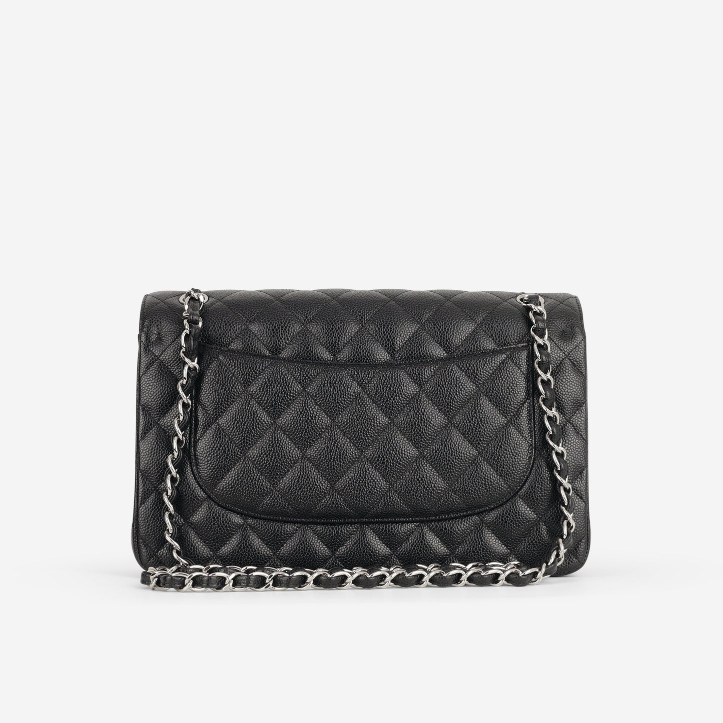Chanel Jumbo Classic Flap - Black Caviar | Silver Hardware