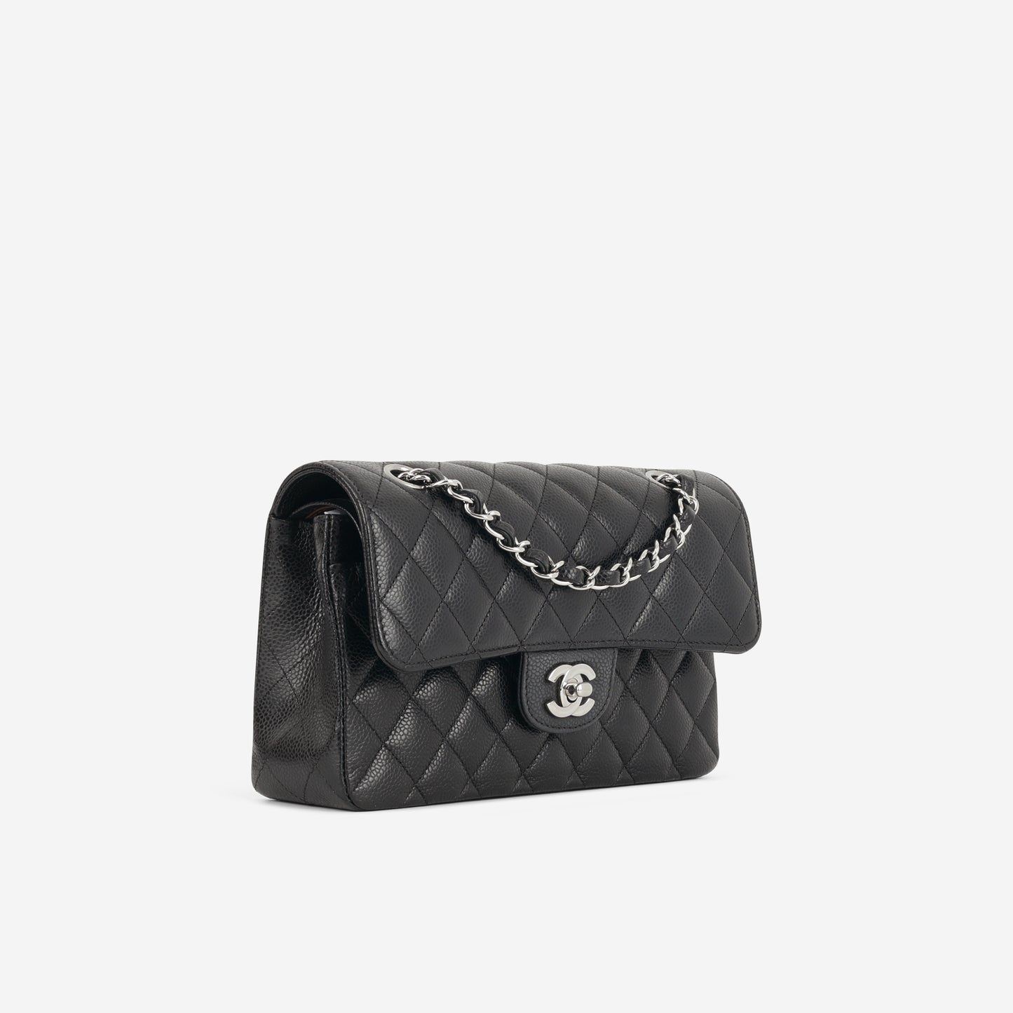 Chanel Small Classic Flap - Black Caviar | Silver Hardware