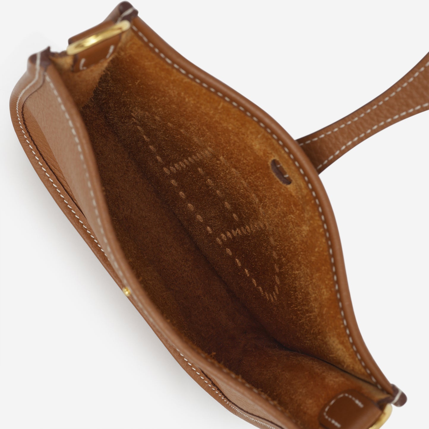 Hermès Mini Evelyne 16  - Gold Clemence | Gold Hardware