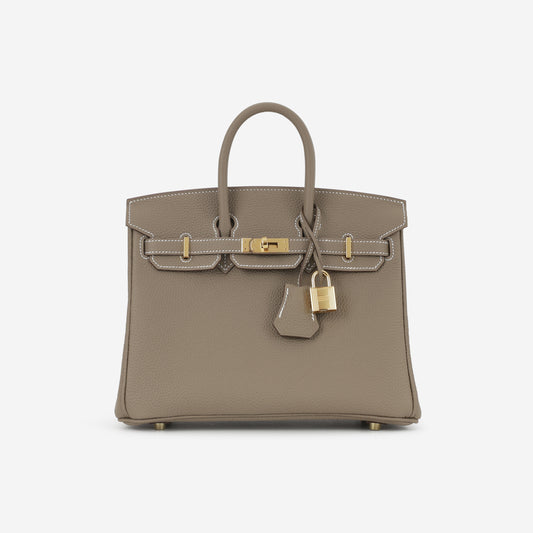 Hermès Birkin 25 - Etoupe Togo | Gold Hardware