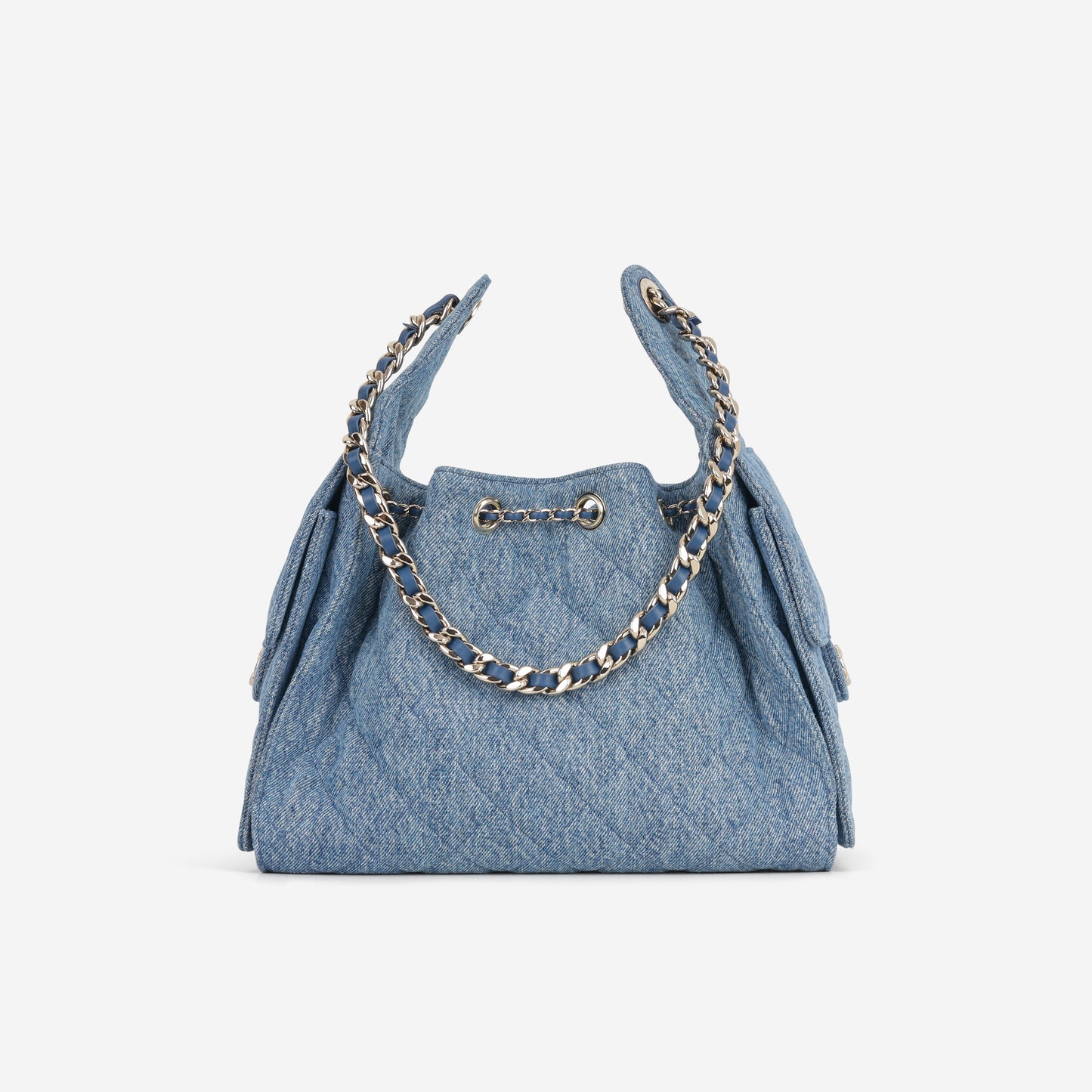 Chanel Small 25 Hobo - Denim Polished | Champagne Gold Hardware